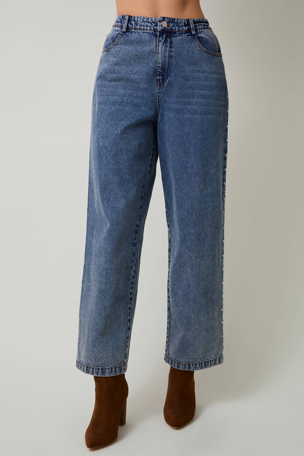 studded jeans
