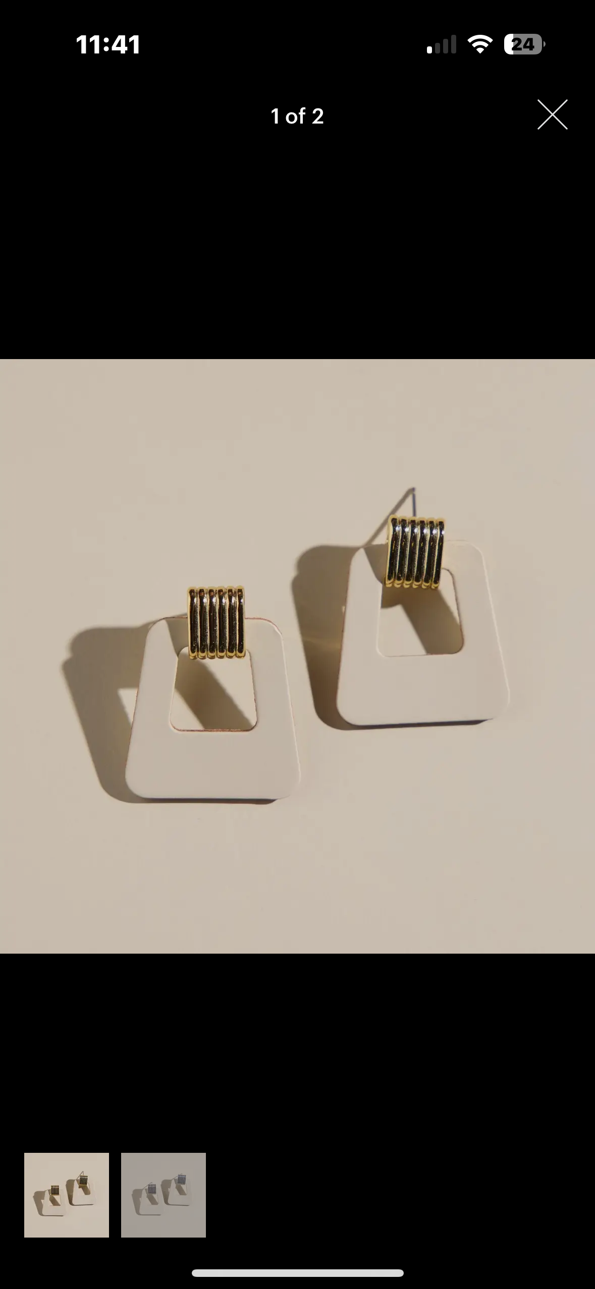 ecru Avery earrings