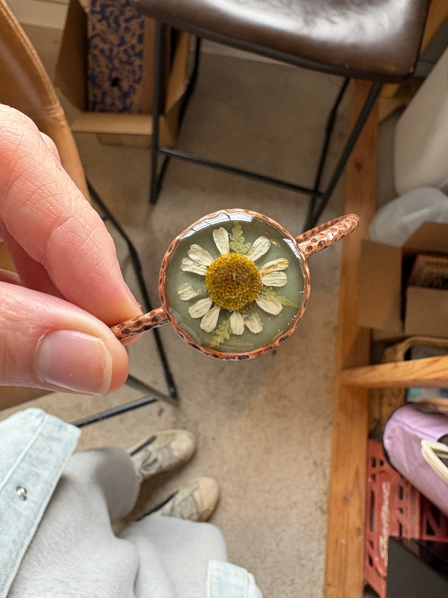 Pressed Flower Bracelet
