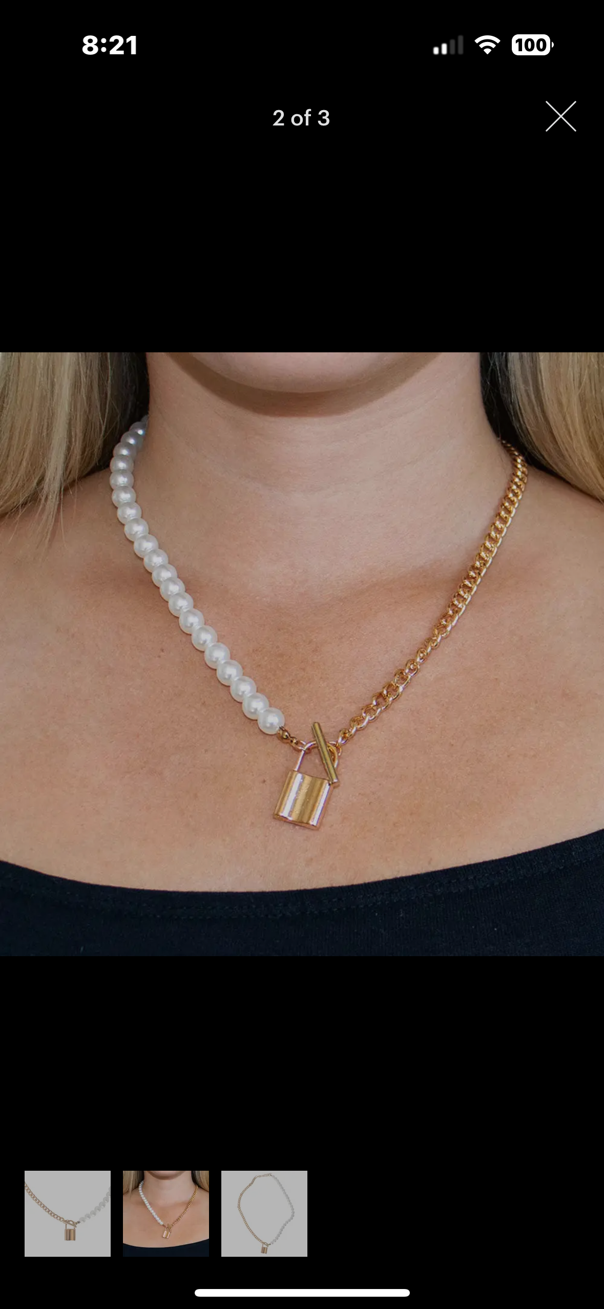 Pearl locket