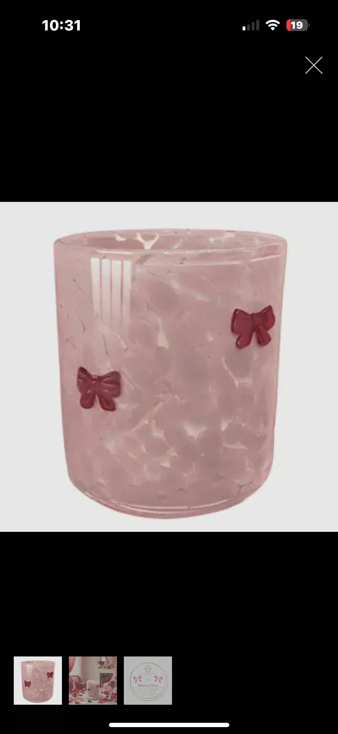 bow icon candle