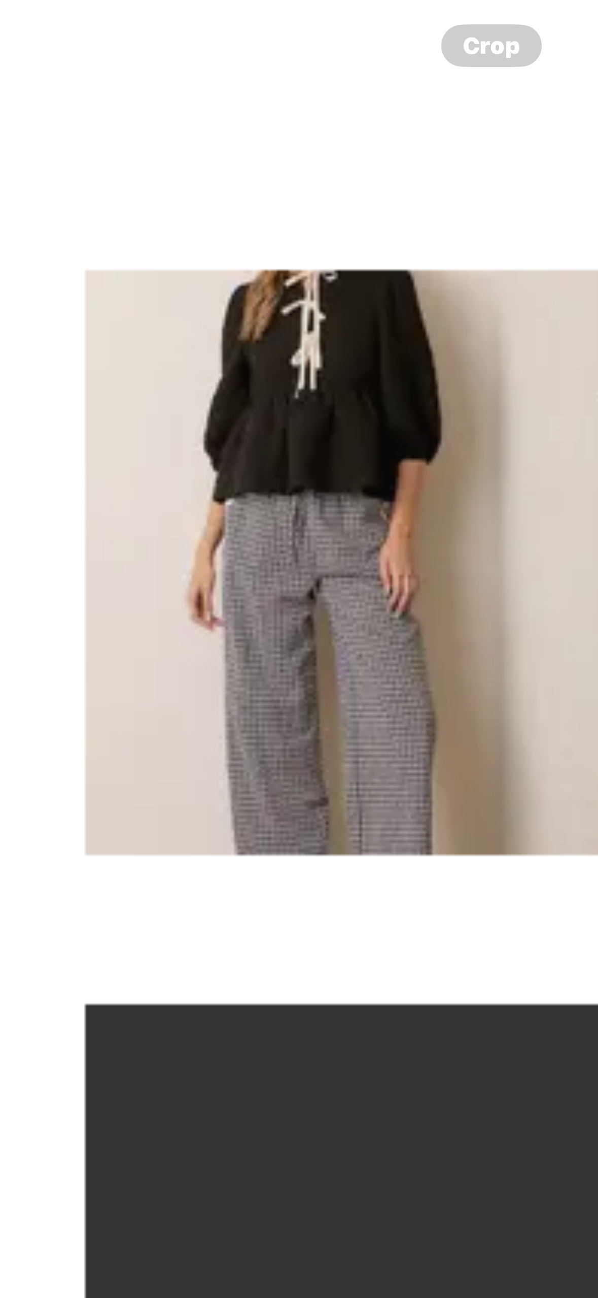 gingham pants