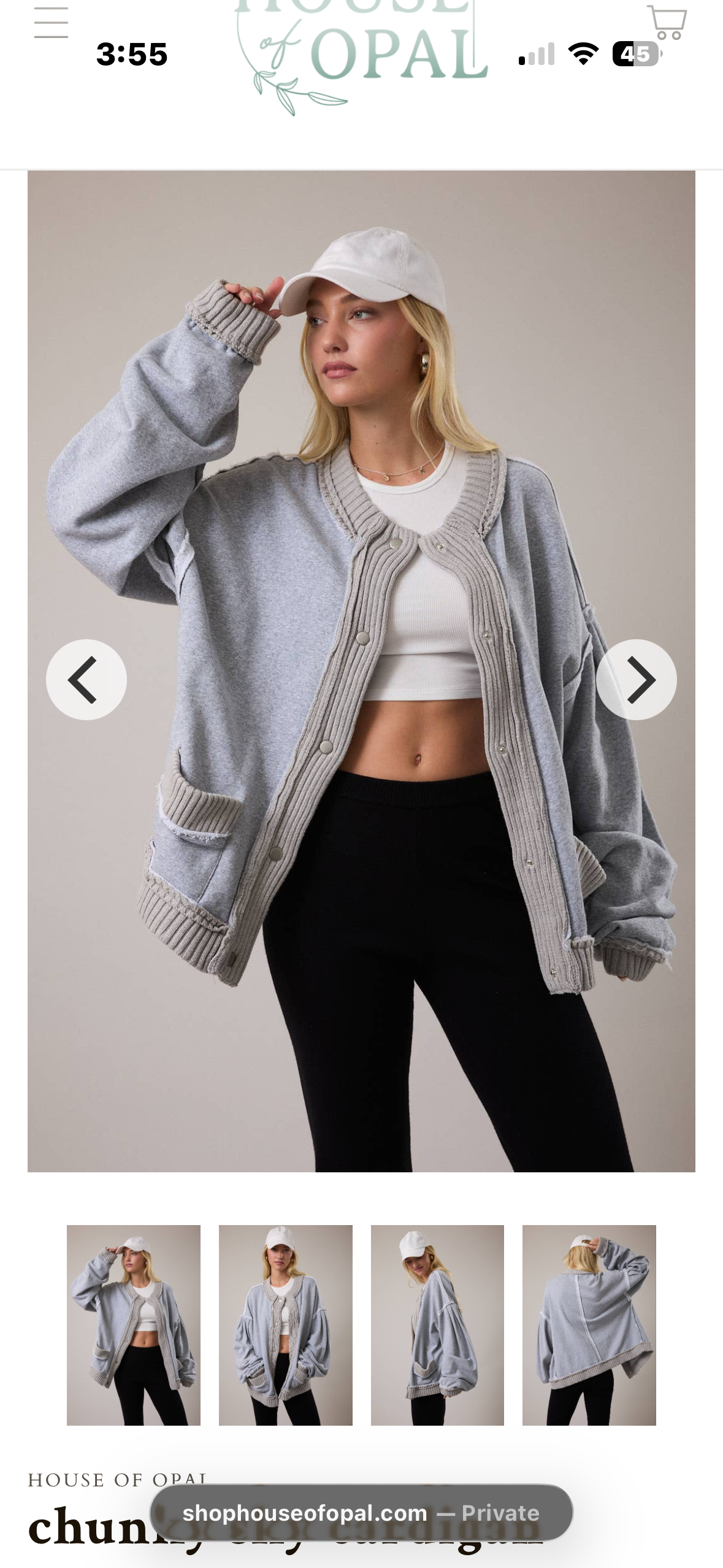sky cardigan
