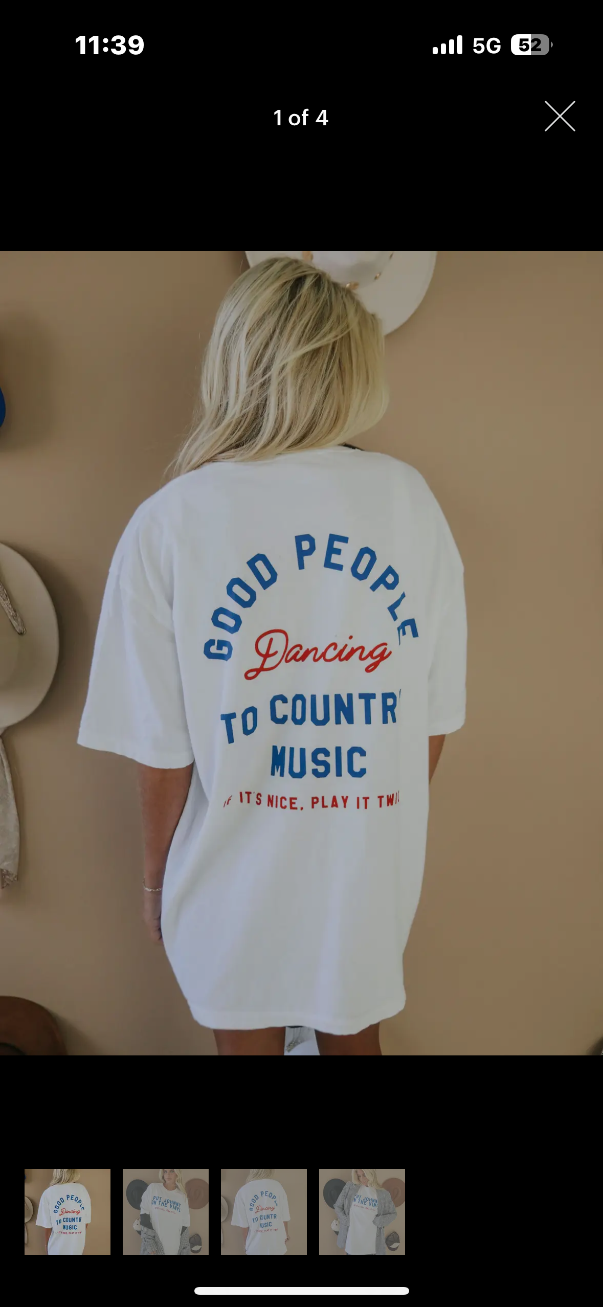 Johnny on the vinyl tee