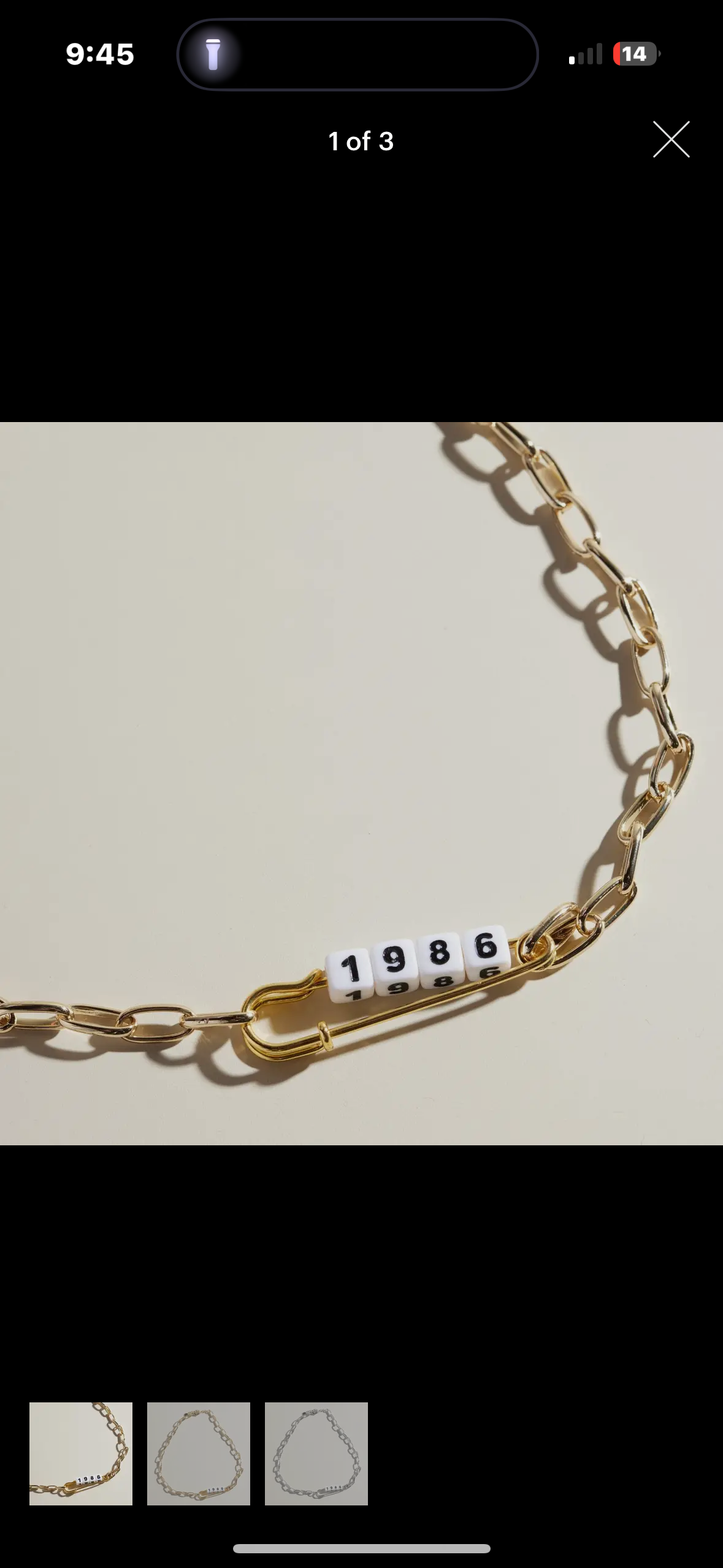 nickel and suede necklace