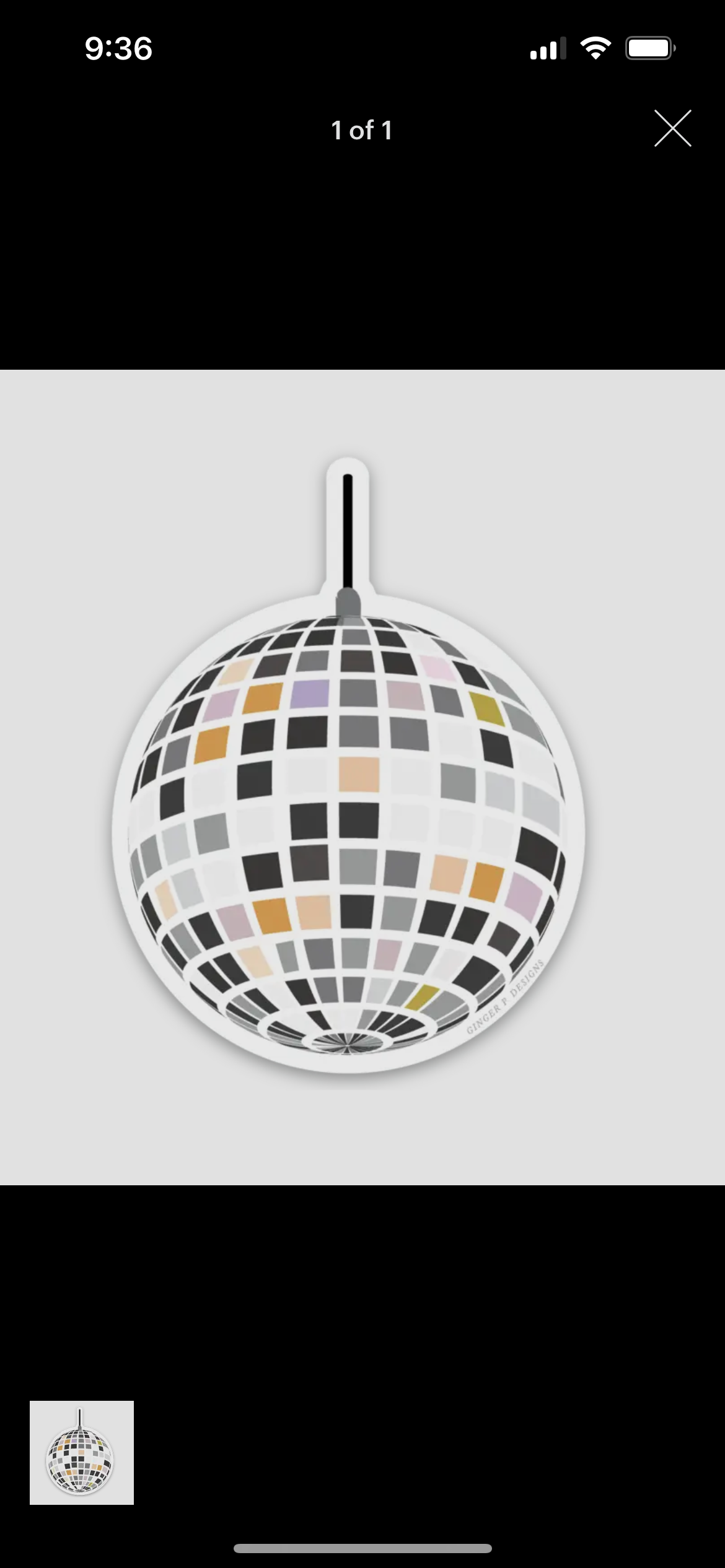 Disco Sticker