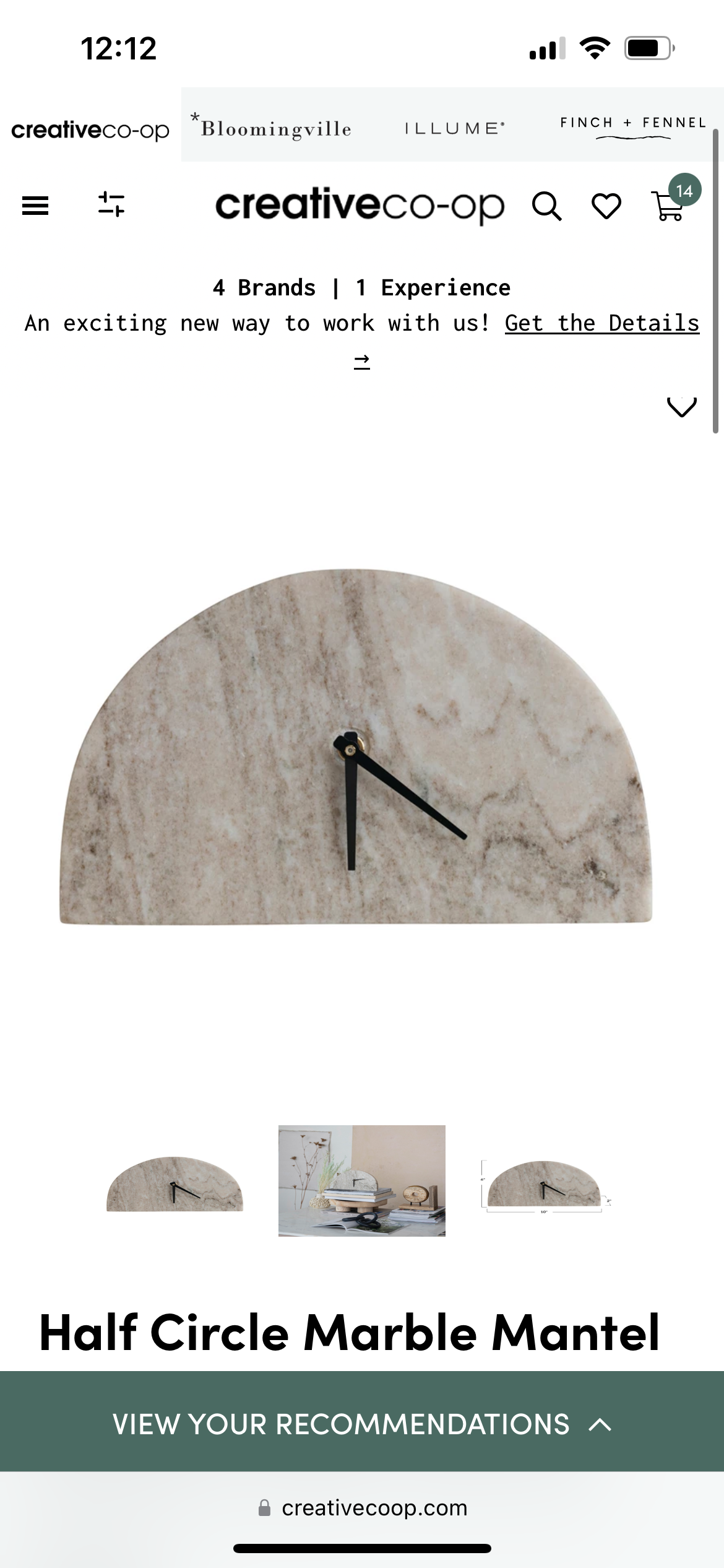 Marble Clock