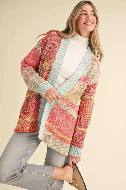 multicolor cardigan