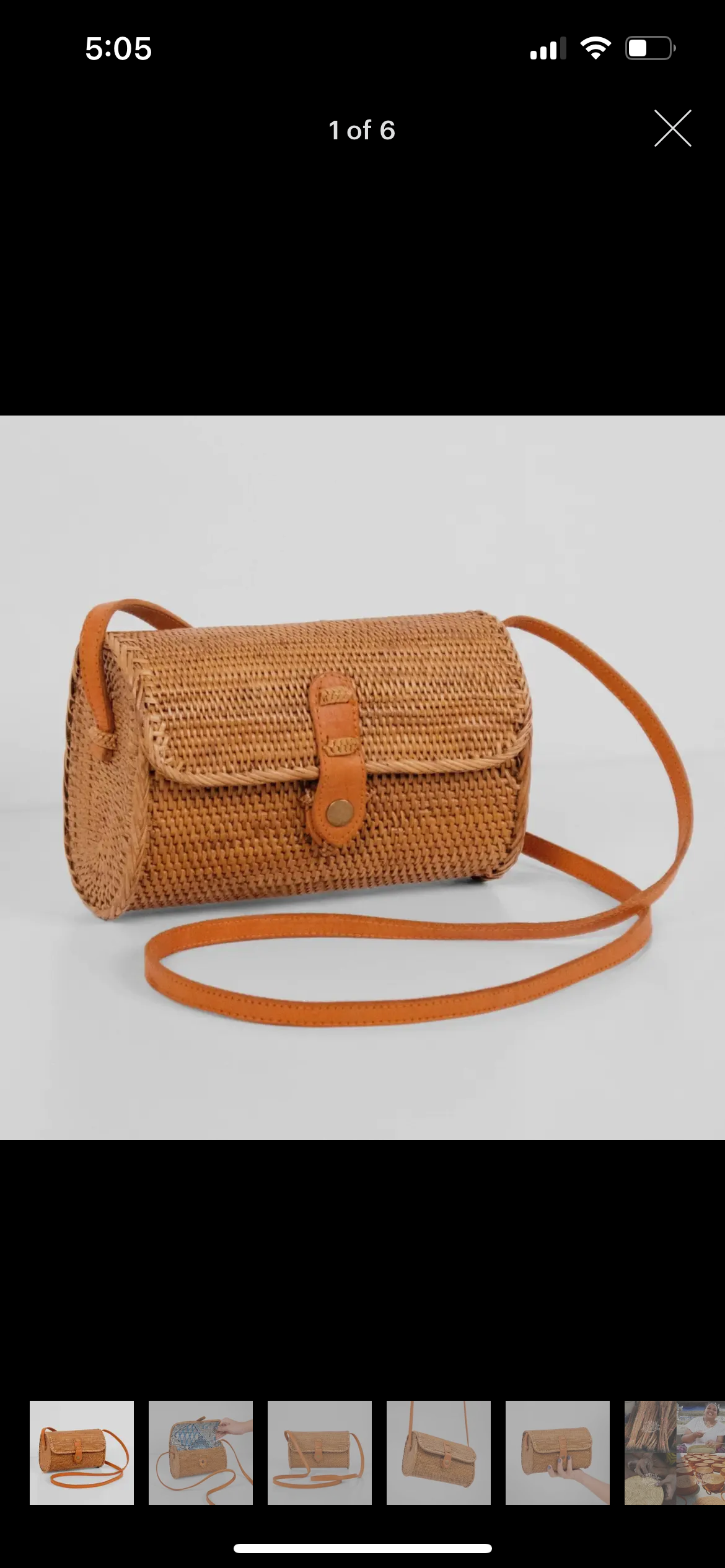 Rattan Clutch