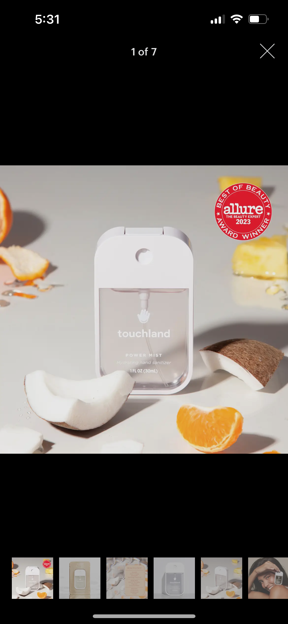 Touchland Hand Sanitizer