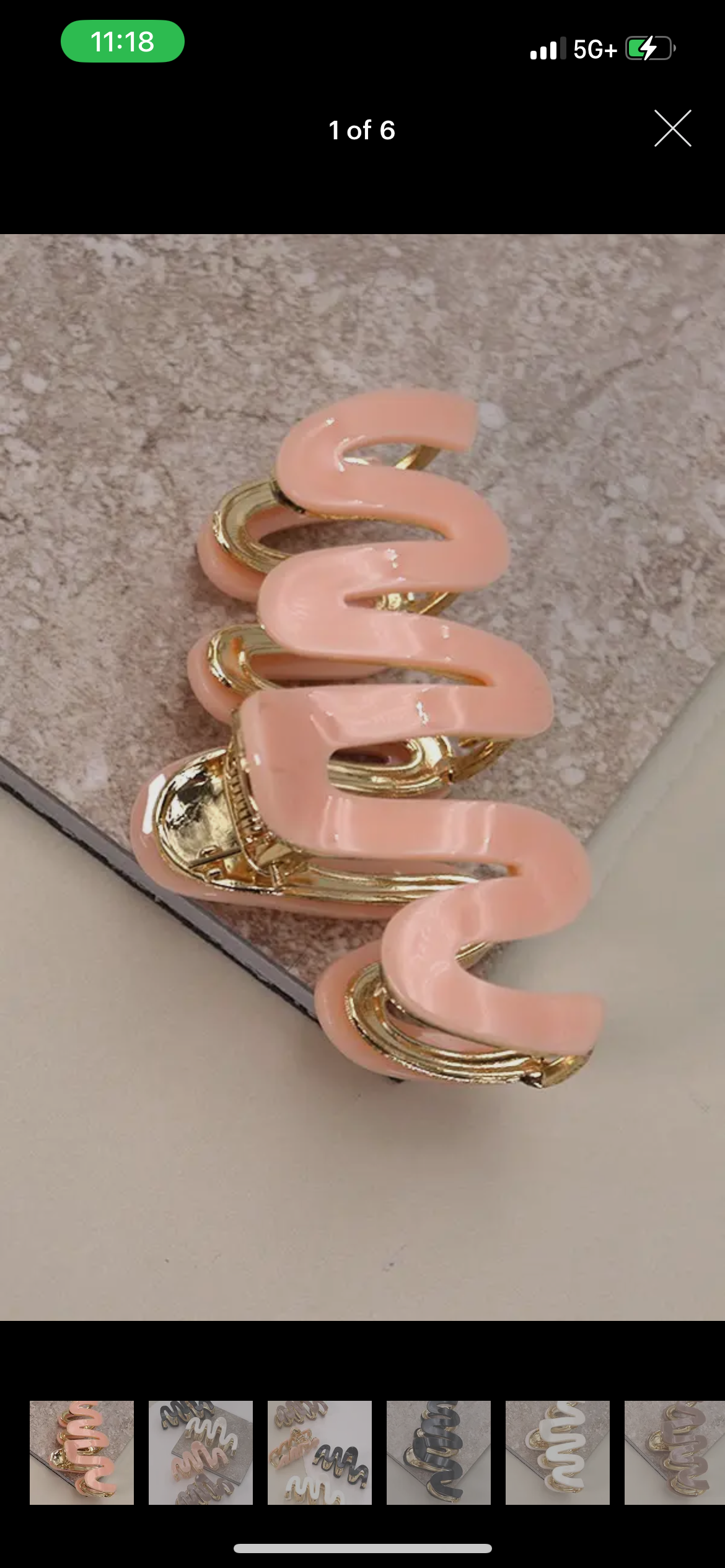 Squiggle Claw Clip