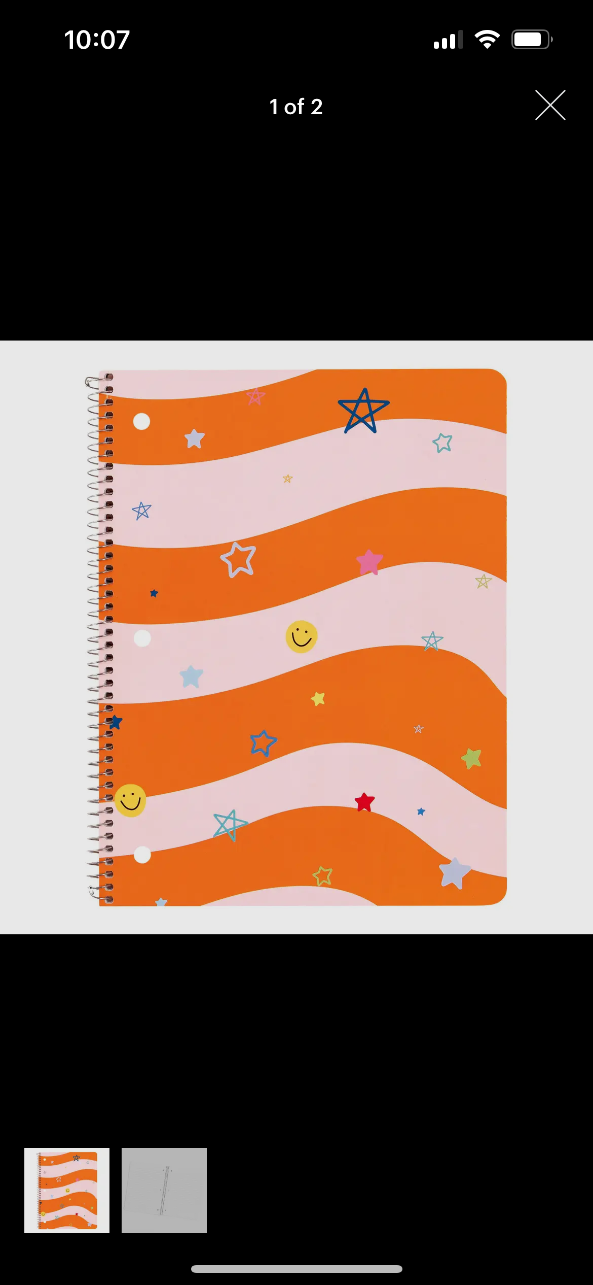 Wavy Icons Notebook