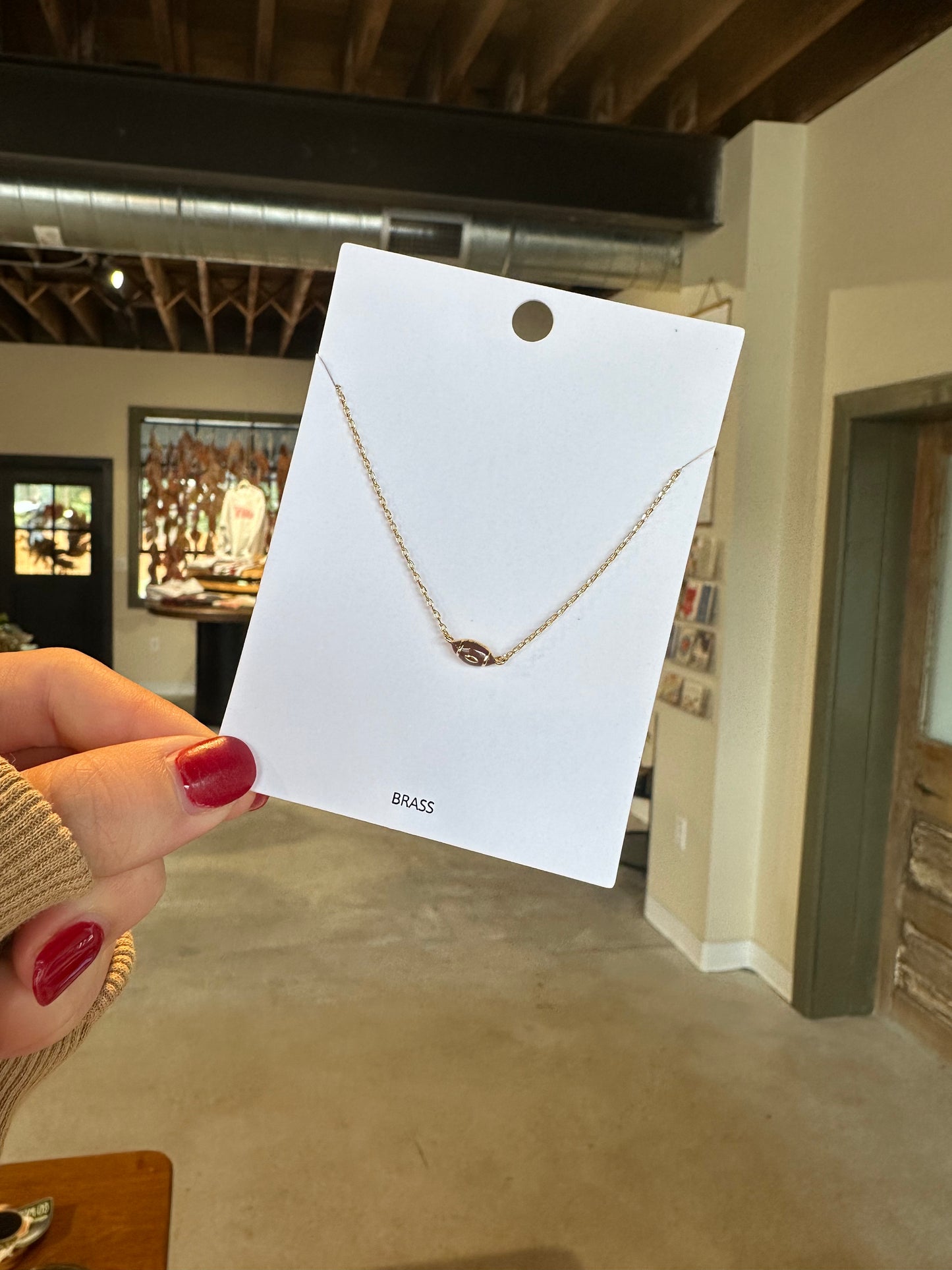 football charm necklace