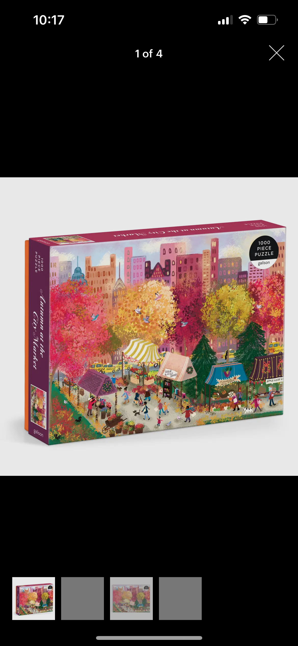 Autumn City Market Puzzle