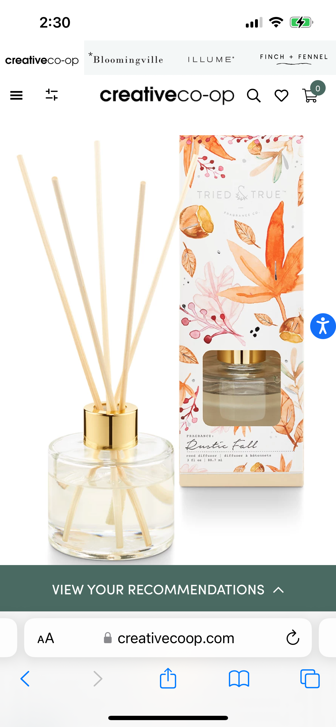 Rustic Fall Reed Diffuser
