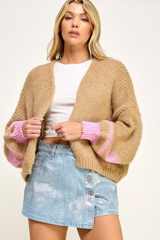 cropped cardigan