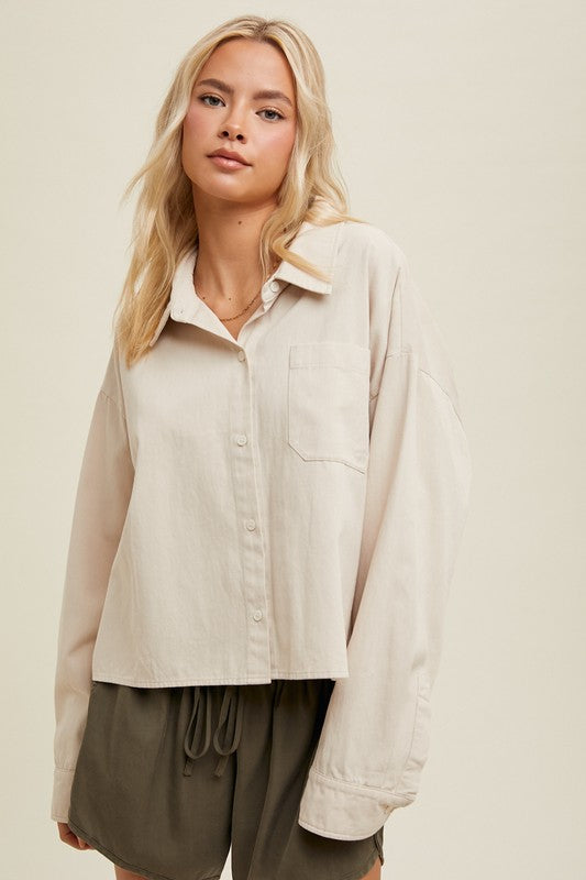 boxy taupe bottom up