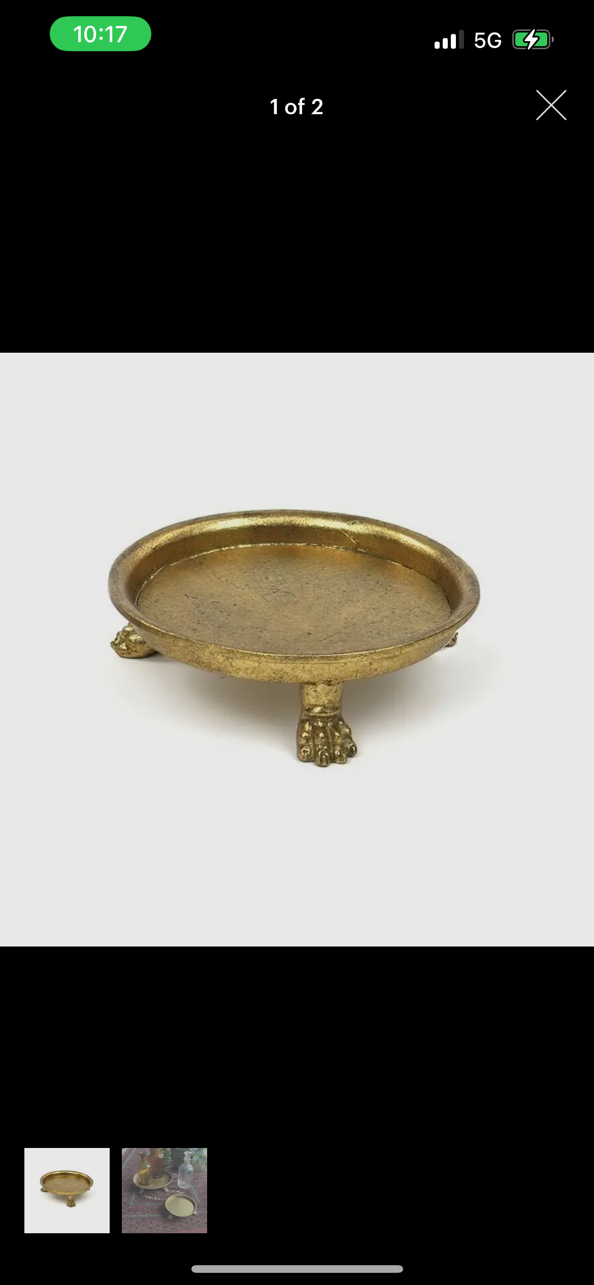 Claw Foot Dish