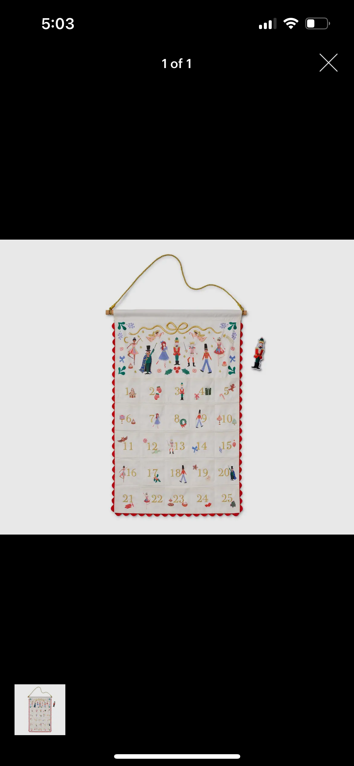 Nutcracker Advent Calendar