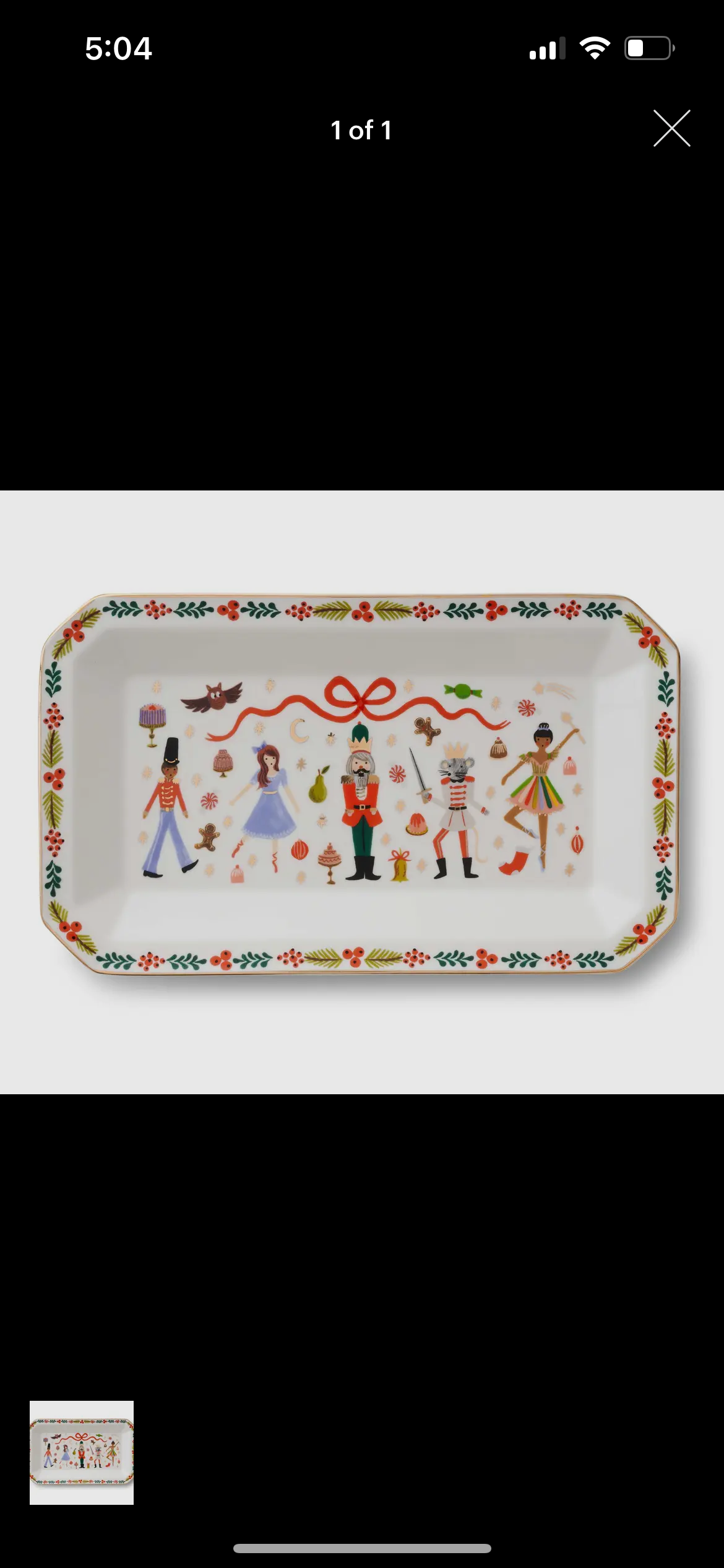 Nutcracker Tray