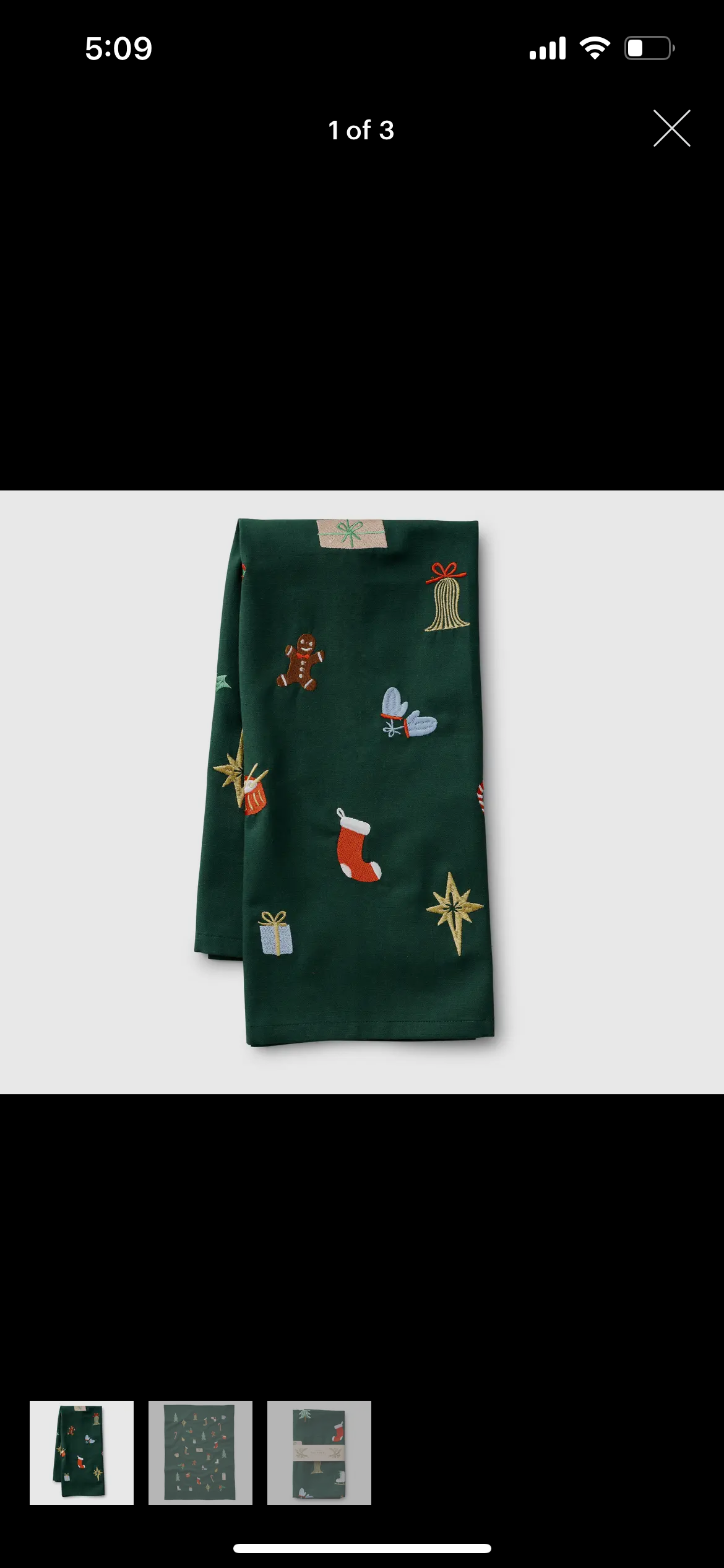 Signs of the Season Tea Towel