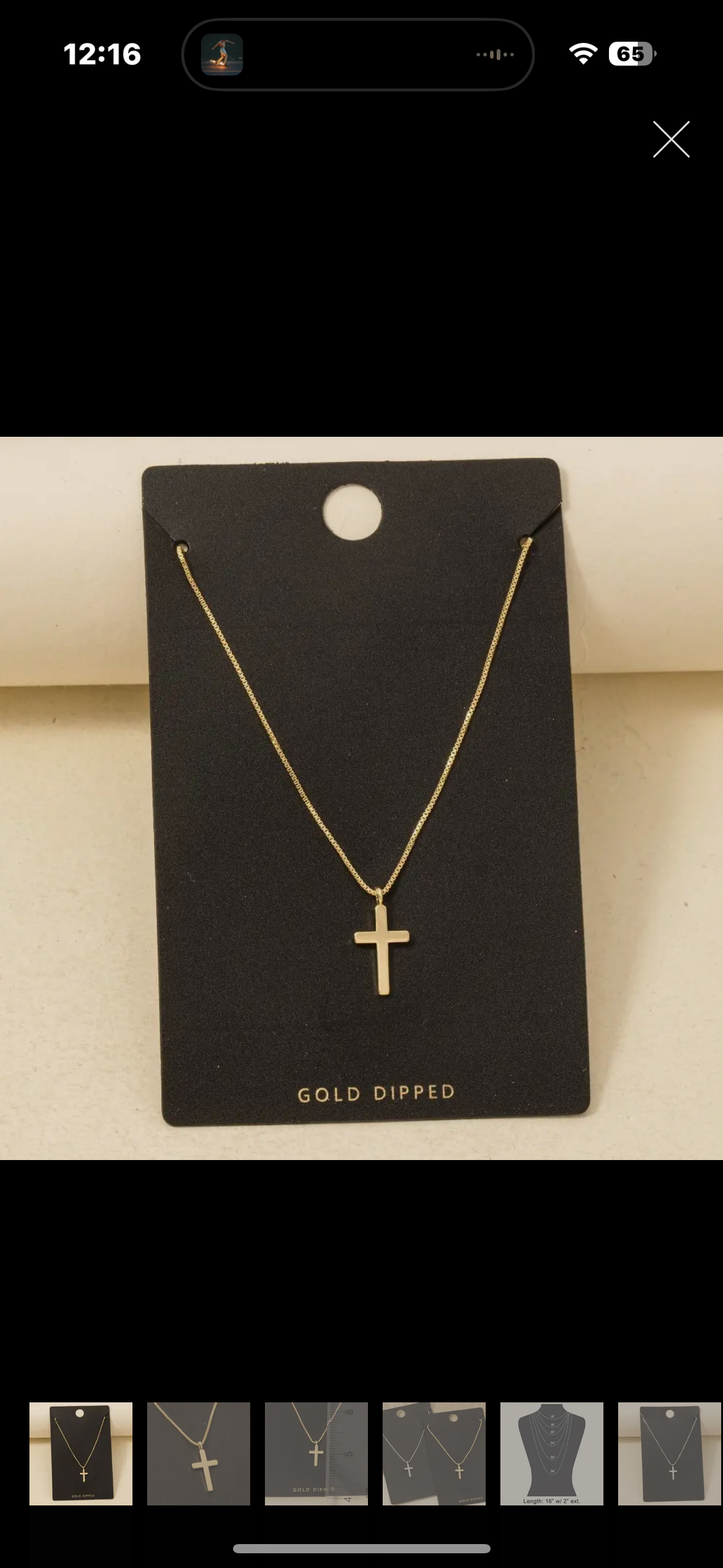 dainty cross