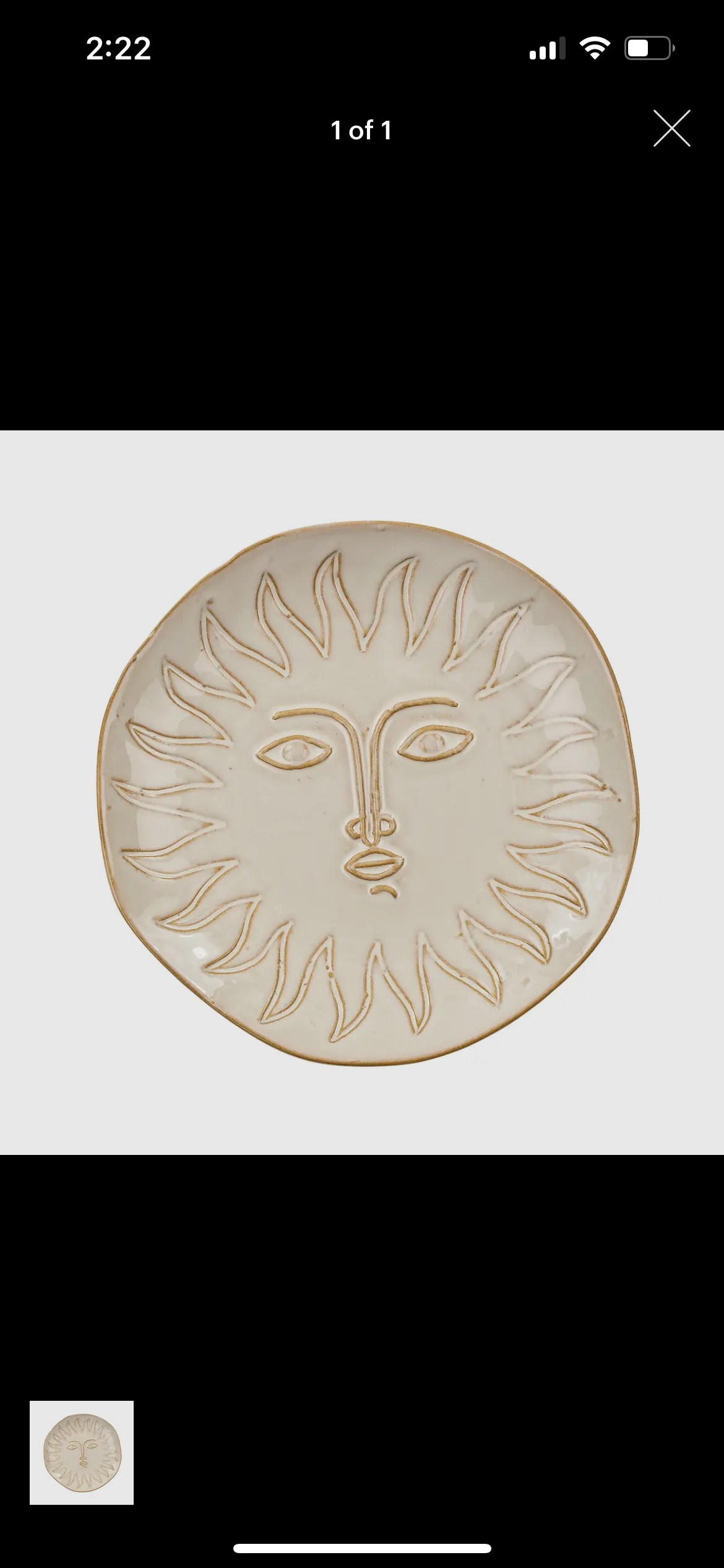 Sunface Dish