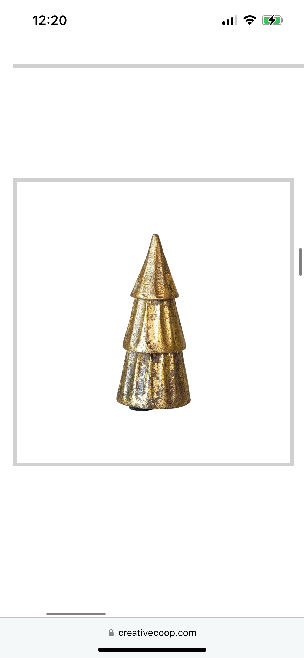 Small Gold Foil Tree