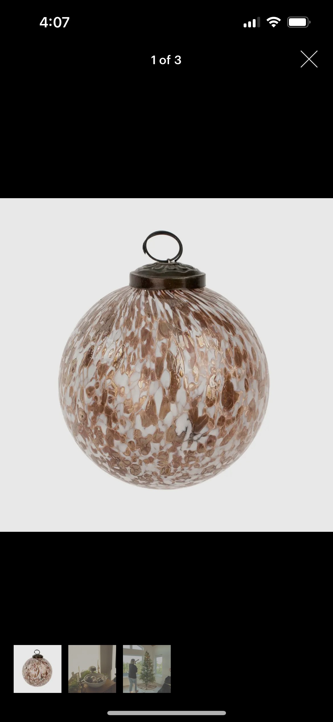 Large Confetti Ornament