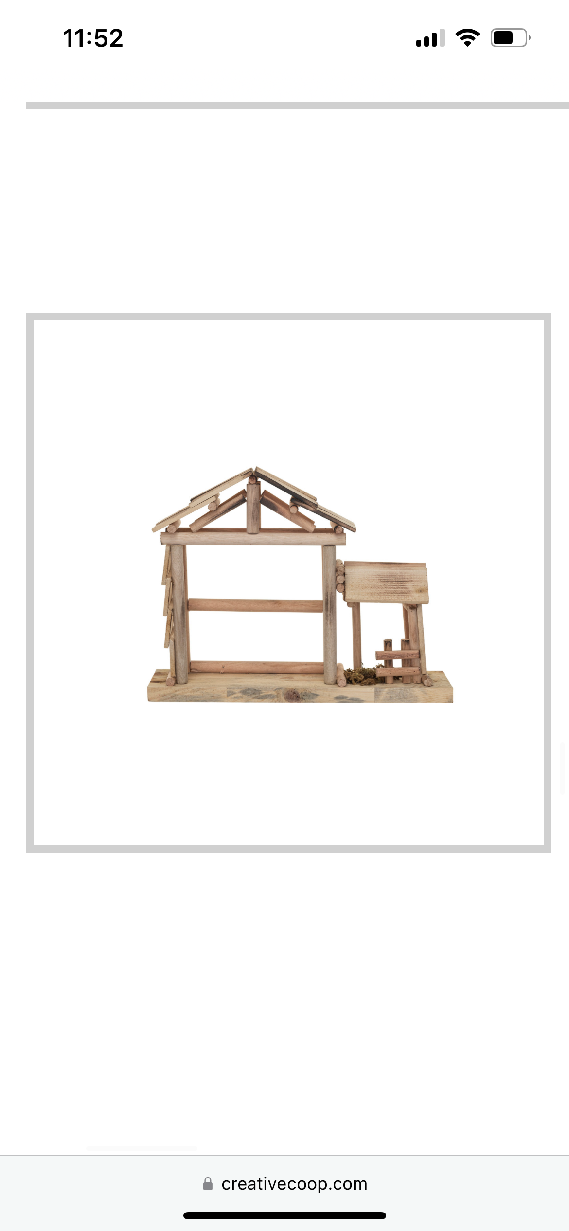 Wood Nativity