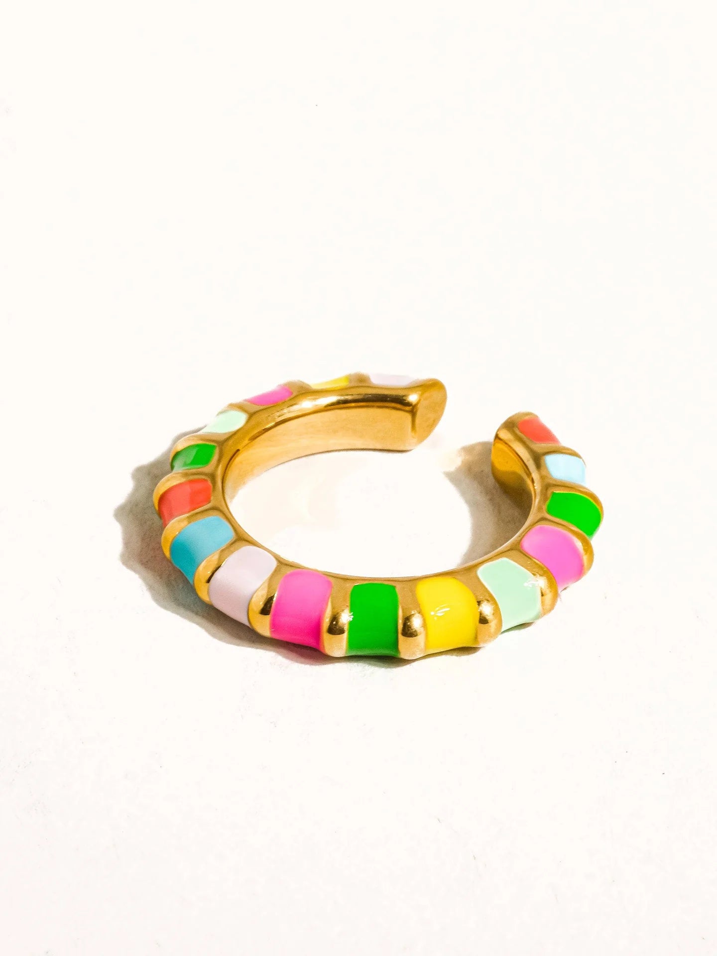 adjustable multicolor ring