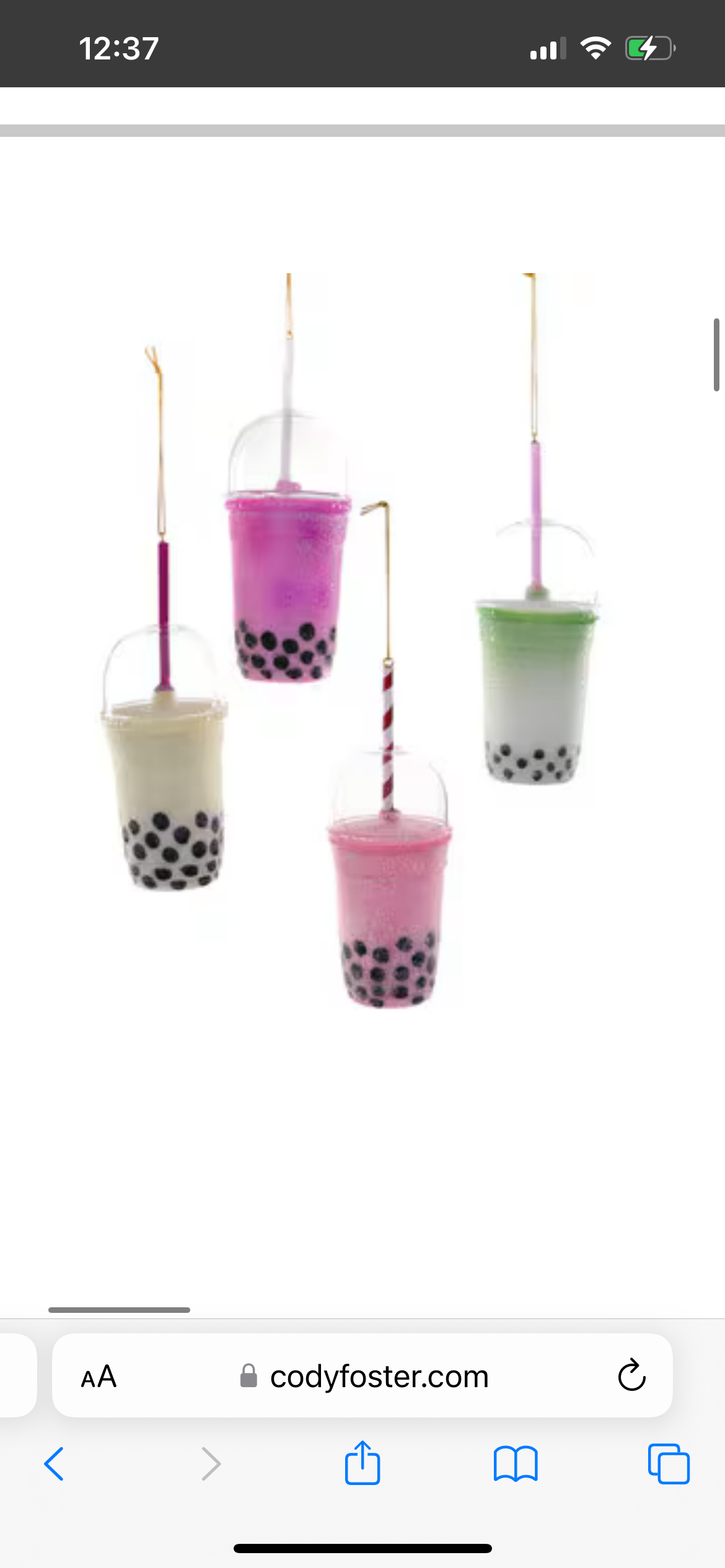 Boba Ornament