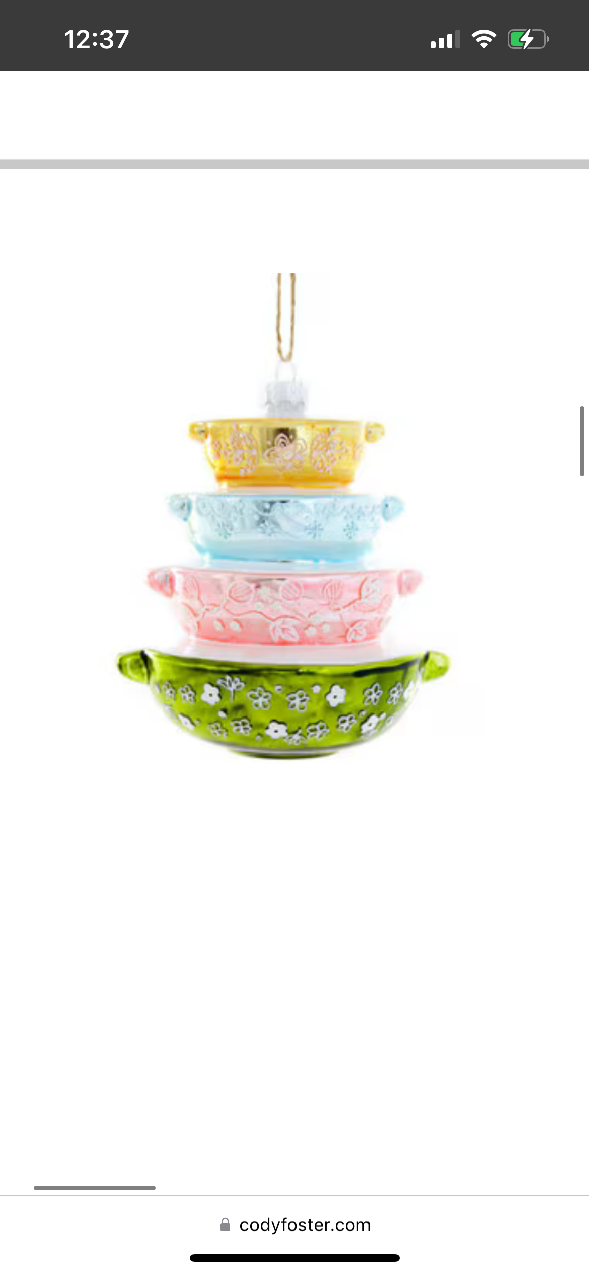 Vintage Bakeware Ornament