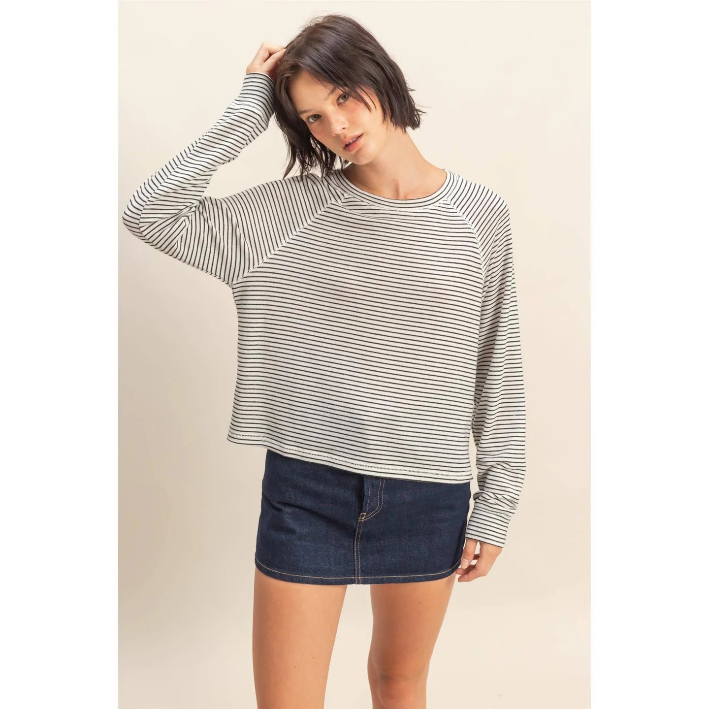 striped top