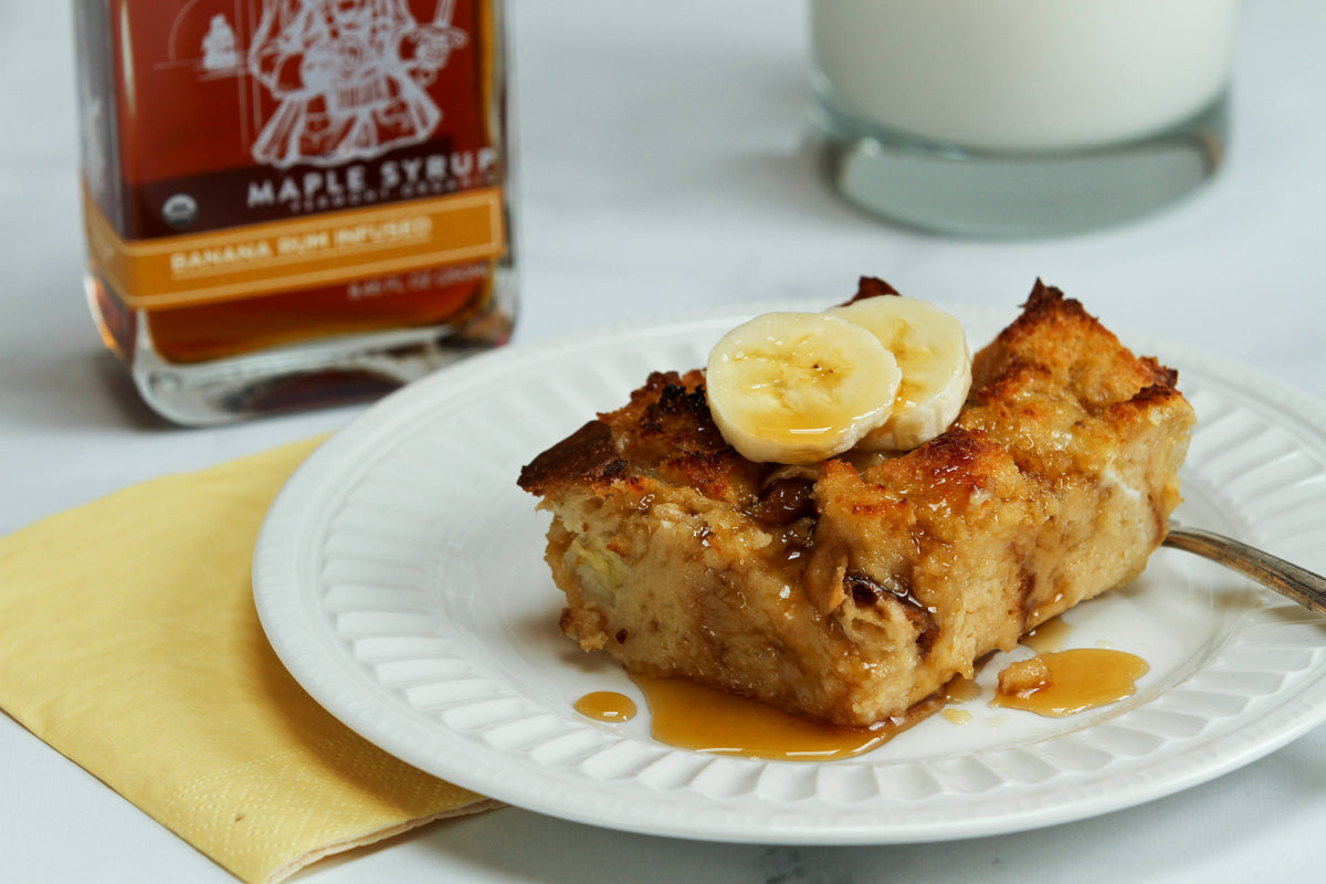 Banana Rum Infused Organic Maple Syrup