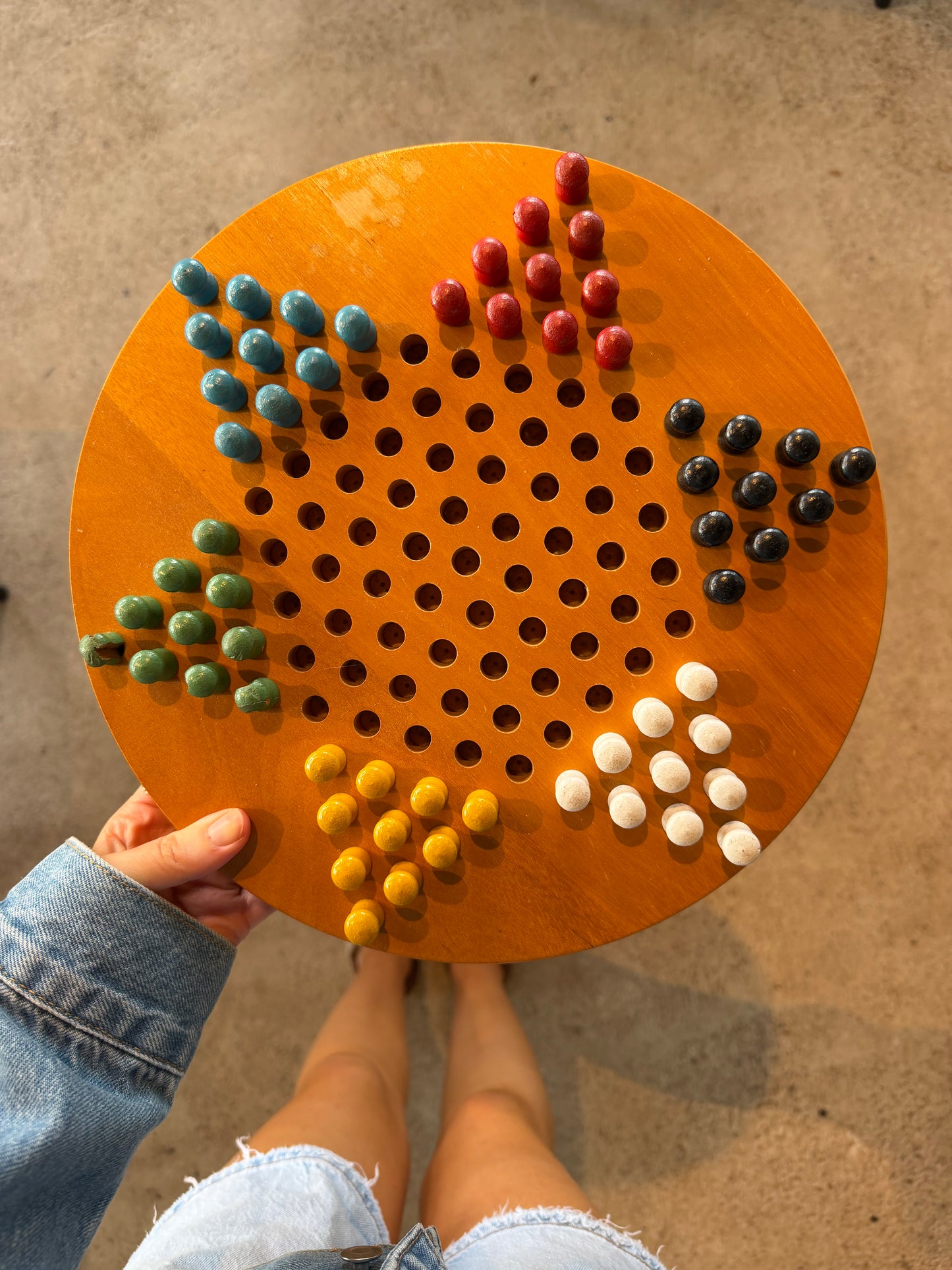vintage Chinese checkers