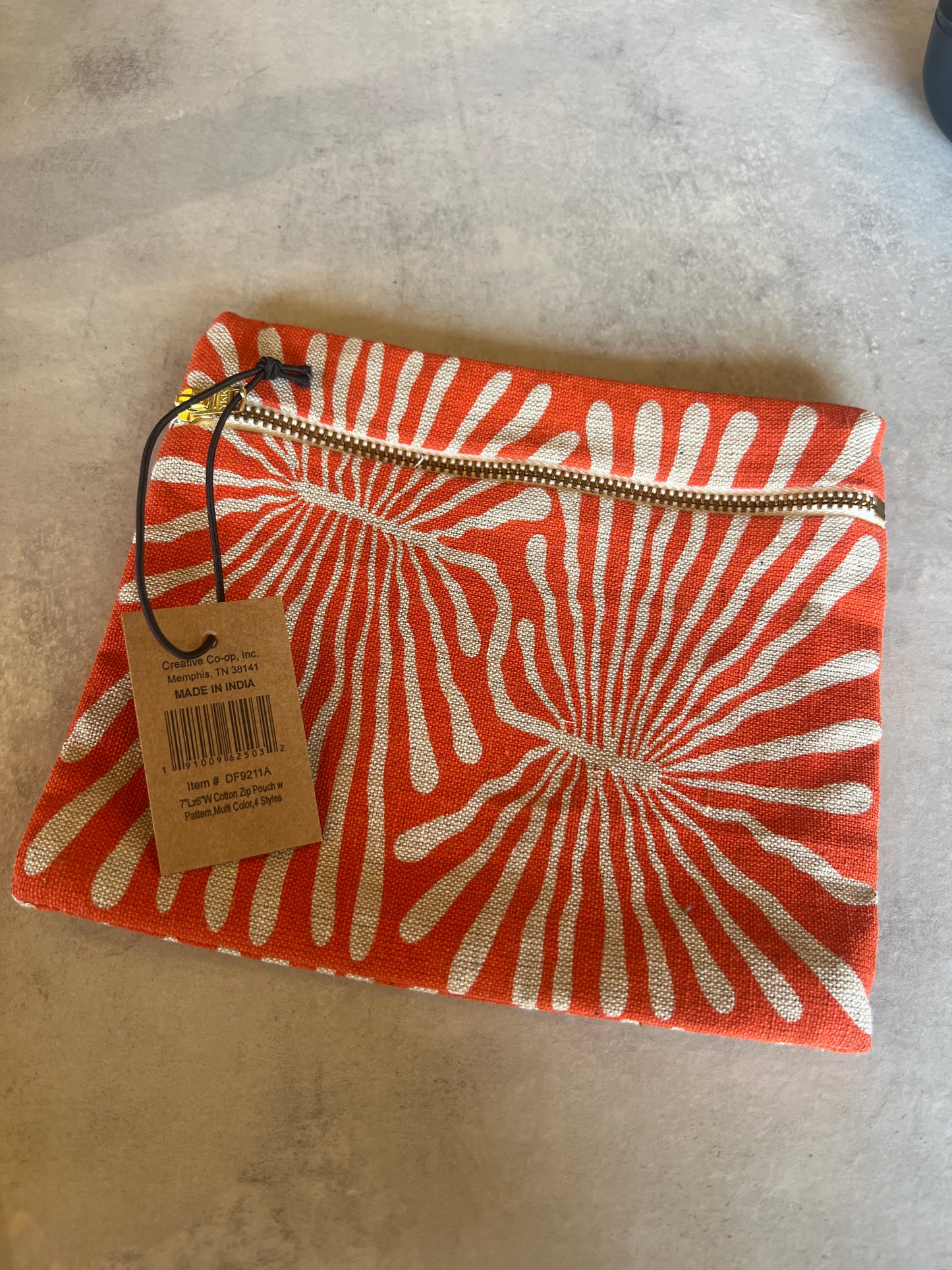 Cotton Zip Pouch
