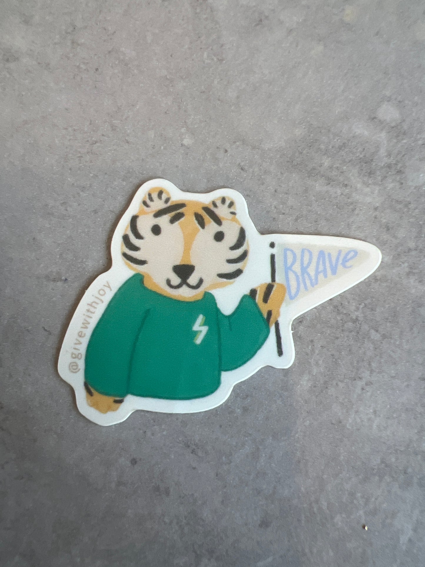 Brave Sticker