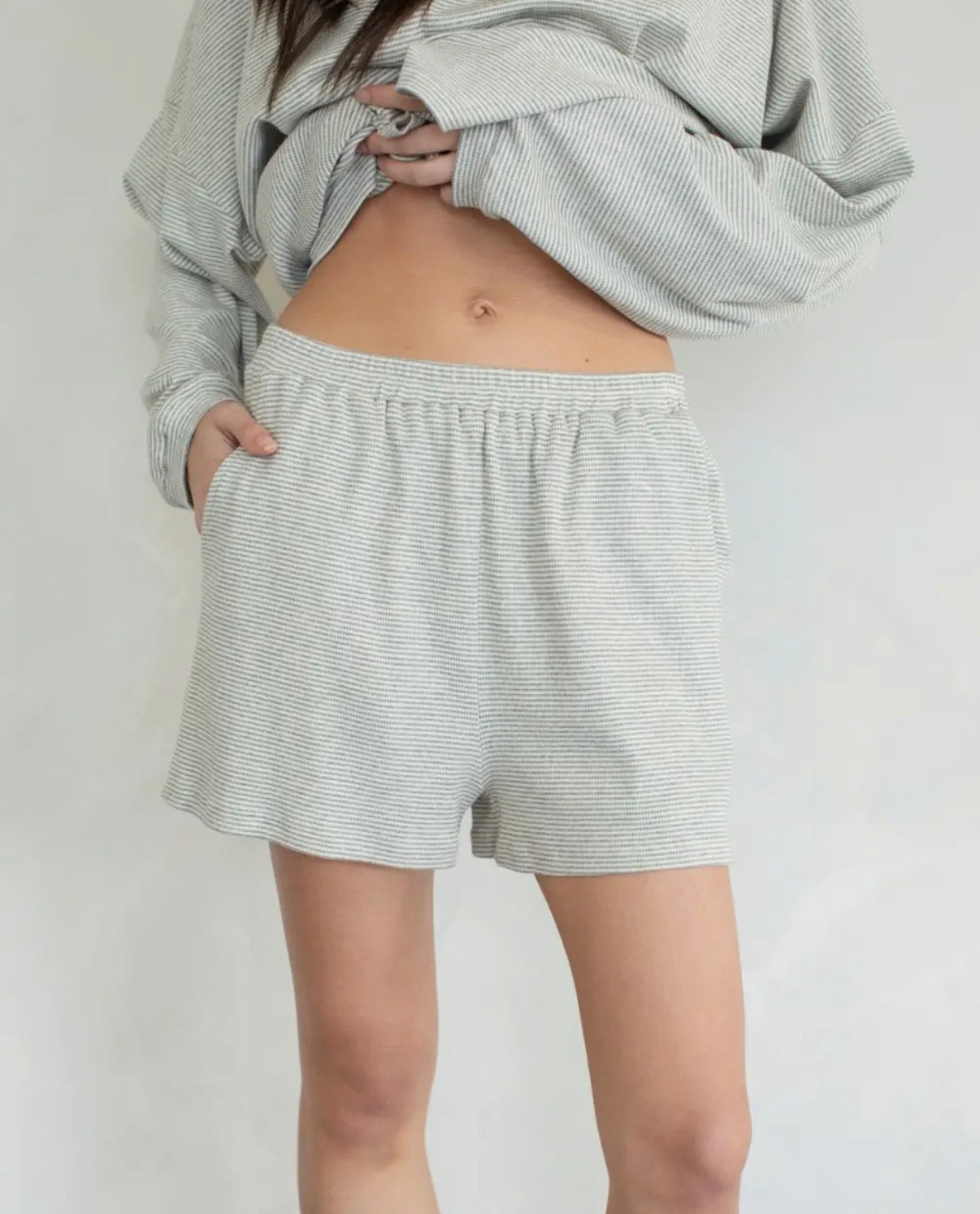 grey kennedy shorts