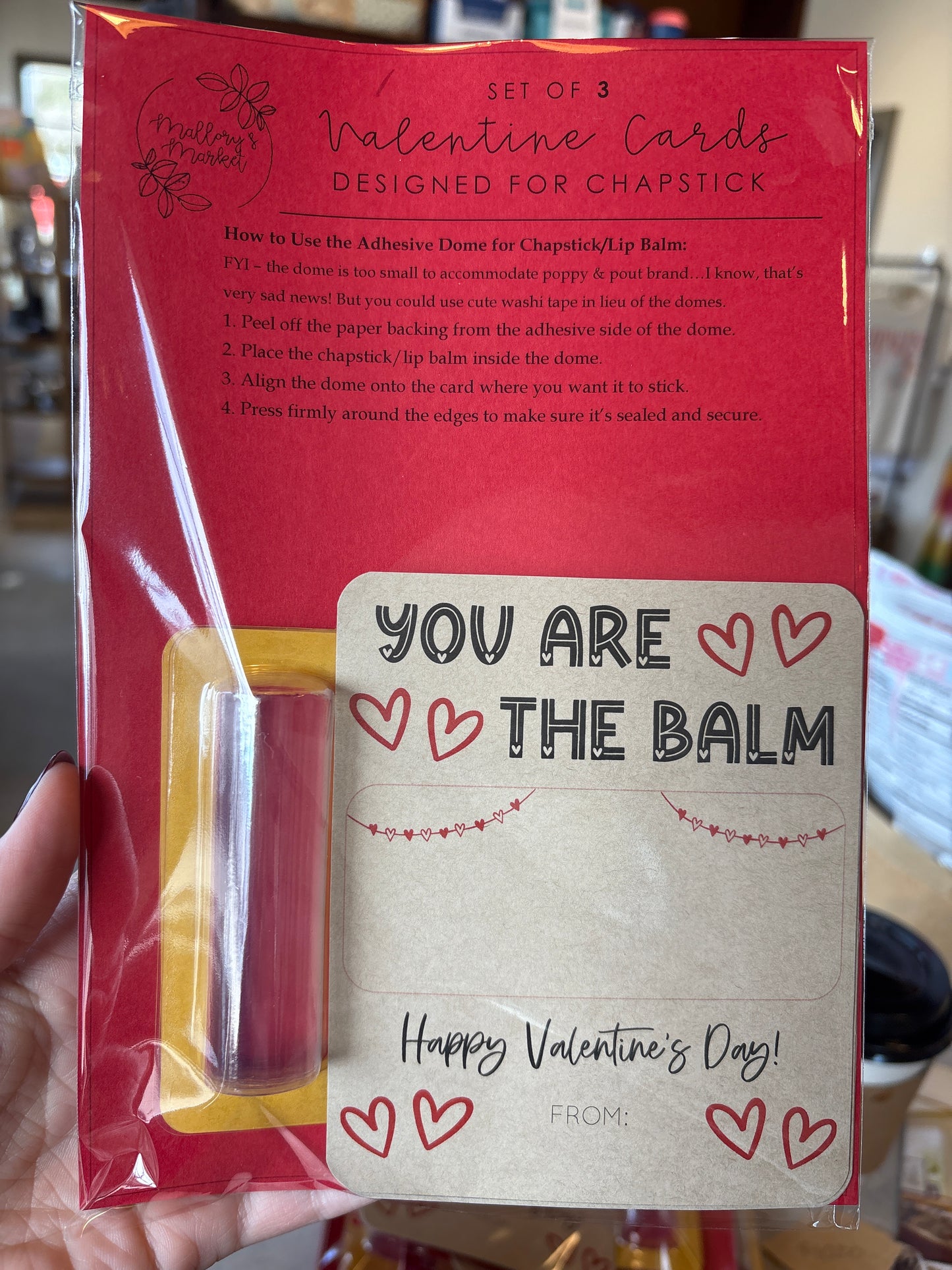 Lip Balm Valentine