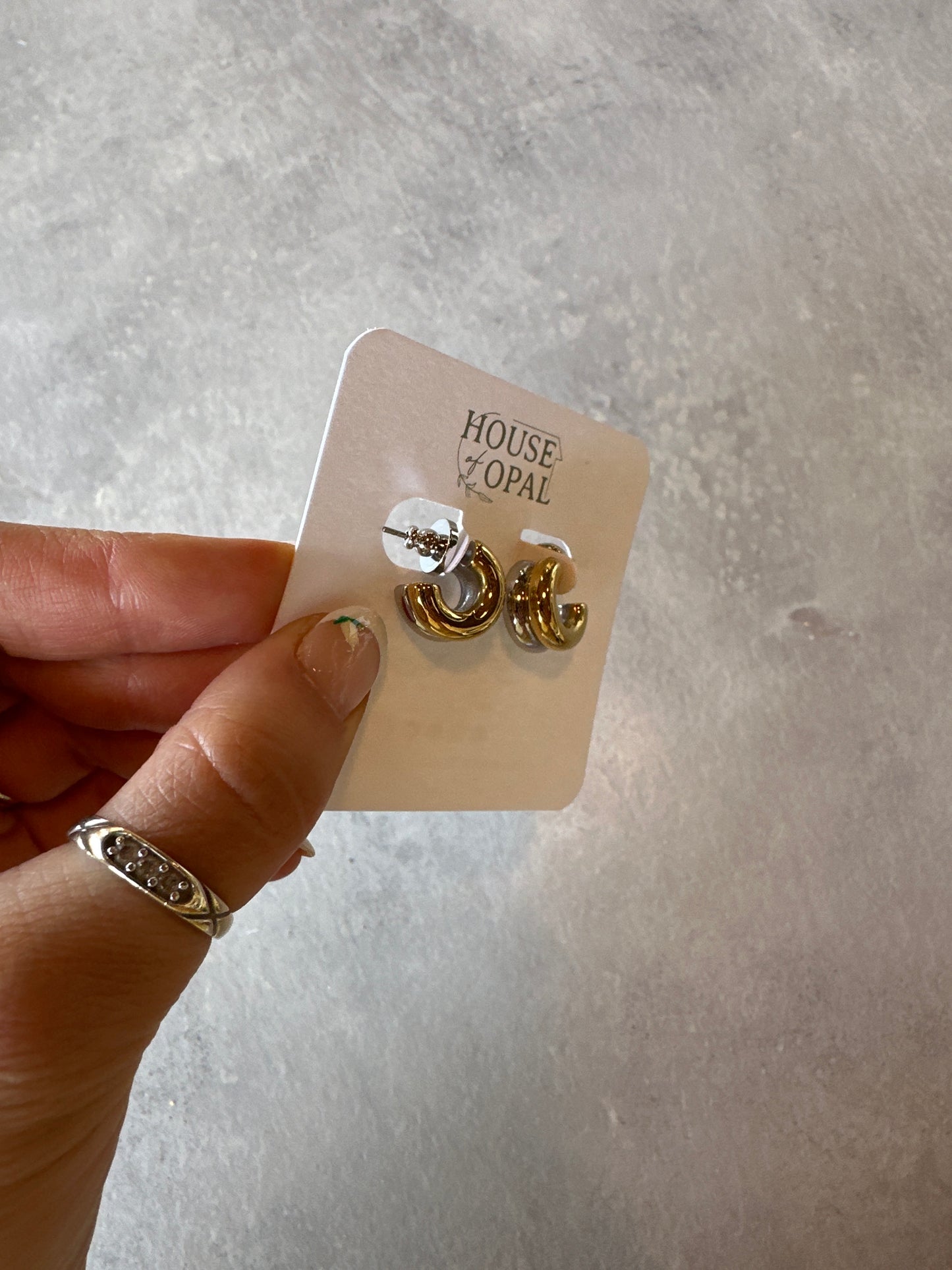 mixed metal hoops