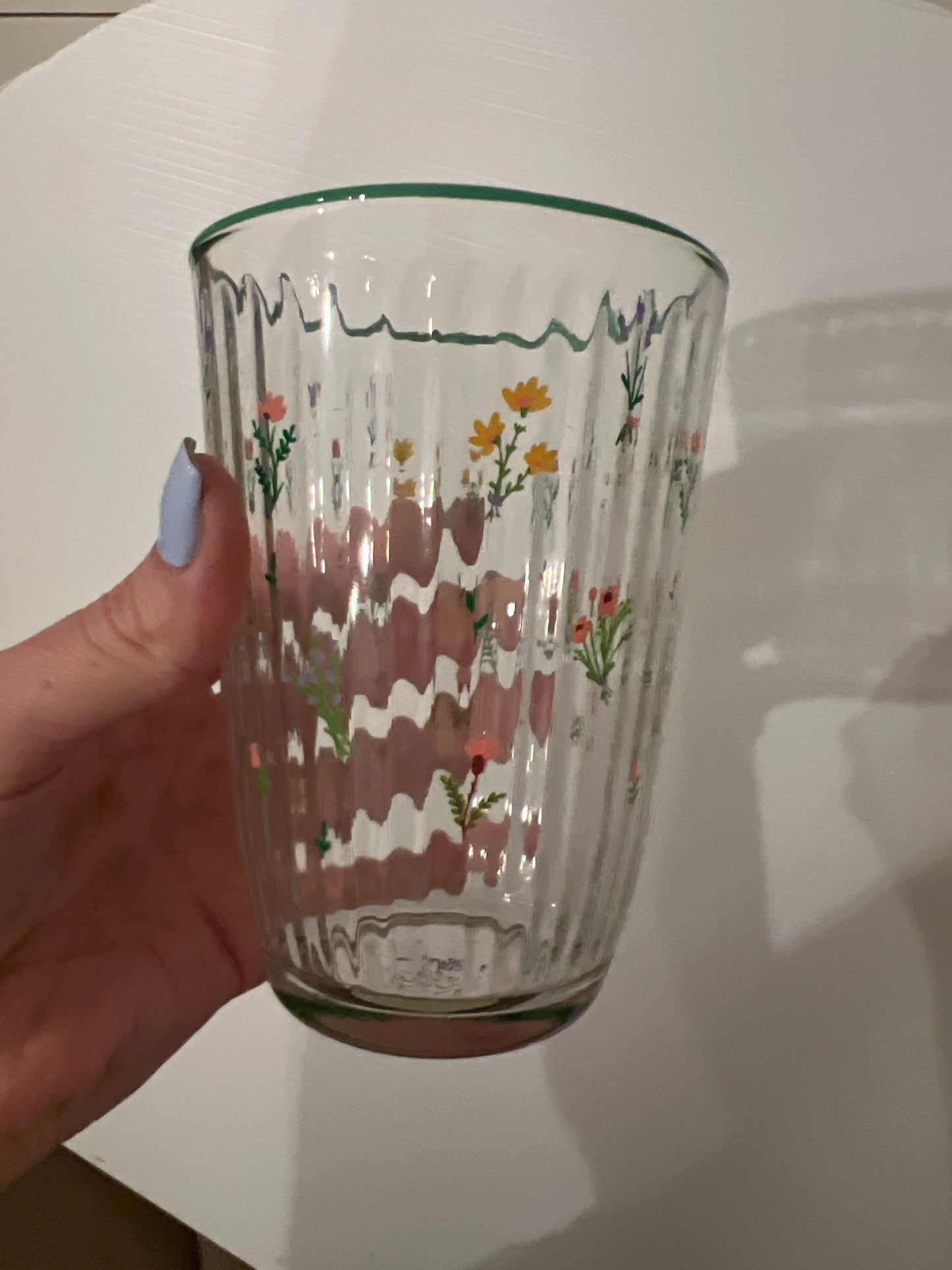 Spring Flowers Juice Glass