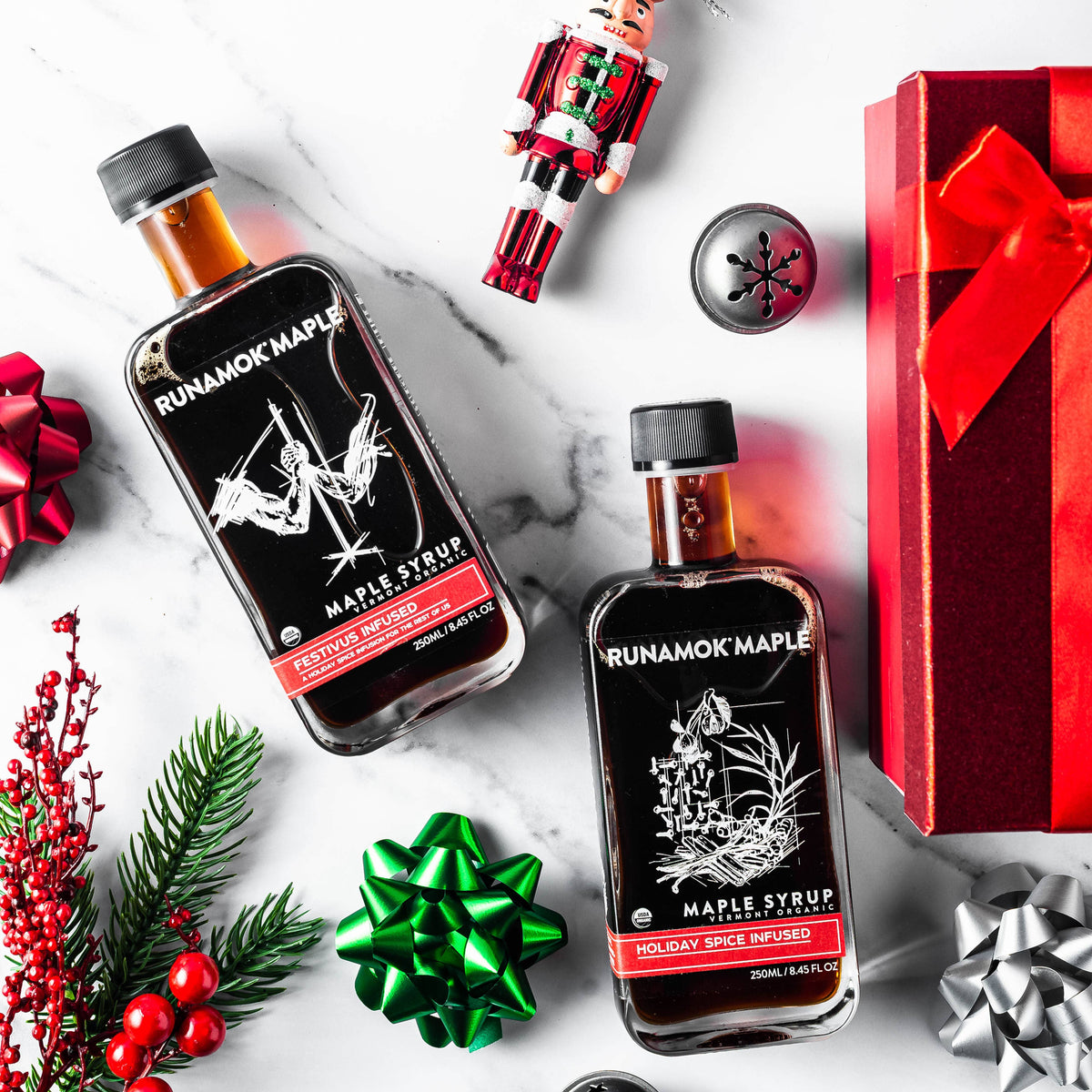 Holiday Spice Infused Maple Syrup