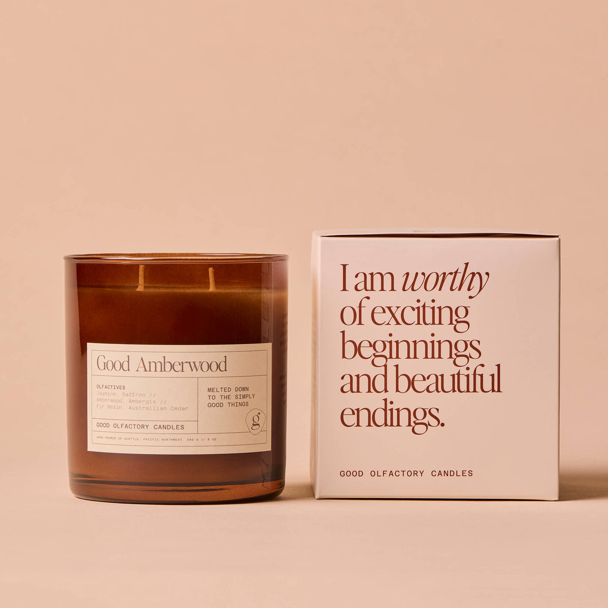 Good Amberwood Candle