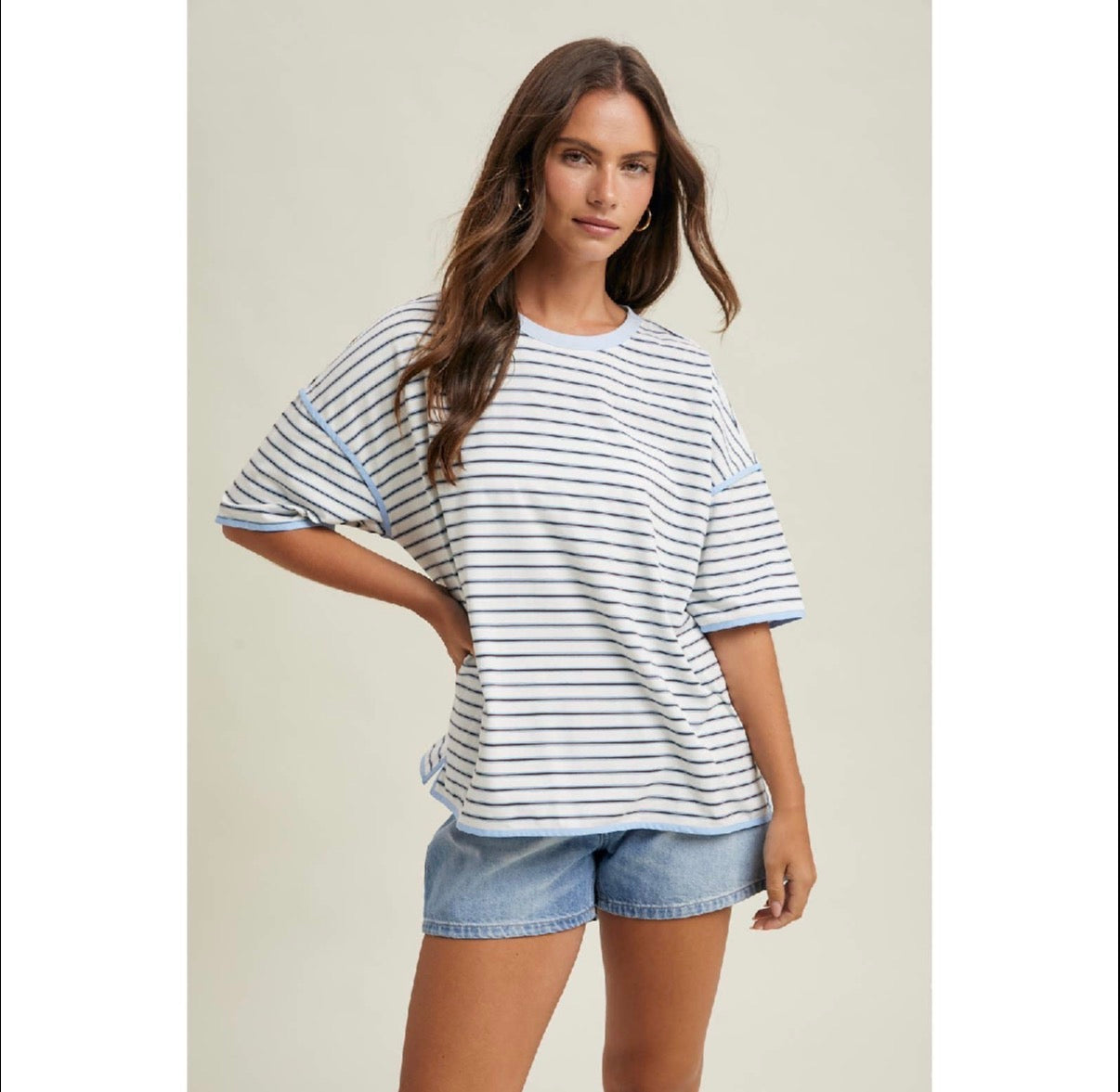 georgie striped tee