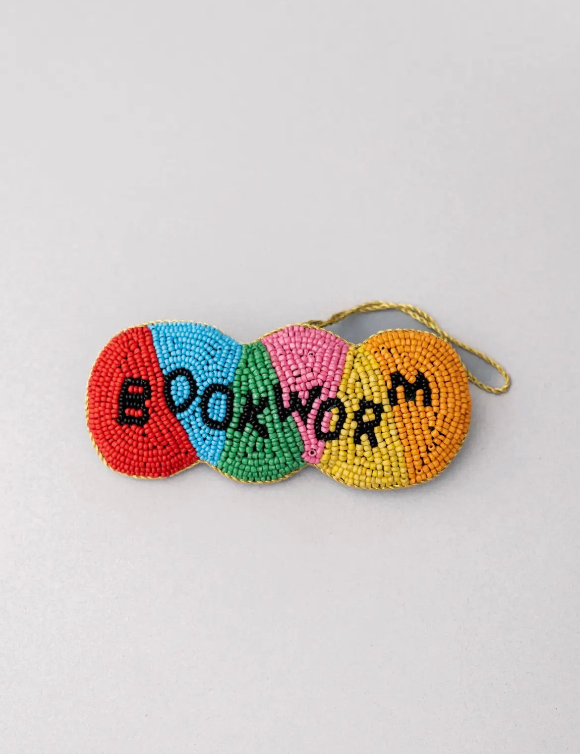 Beaded Ornament Bookworm