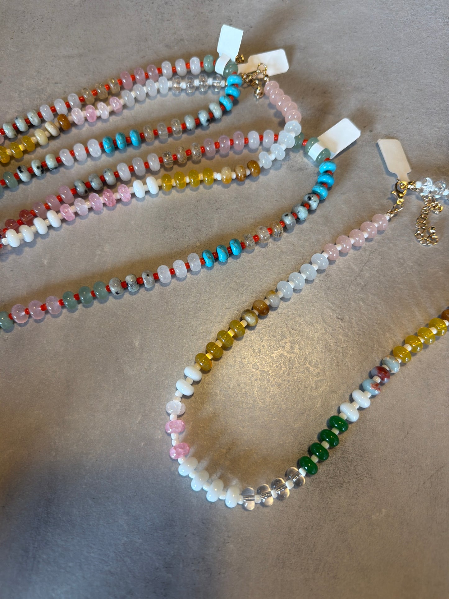 natural stone necklace