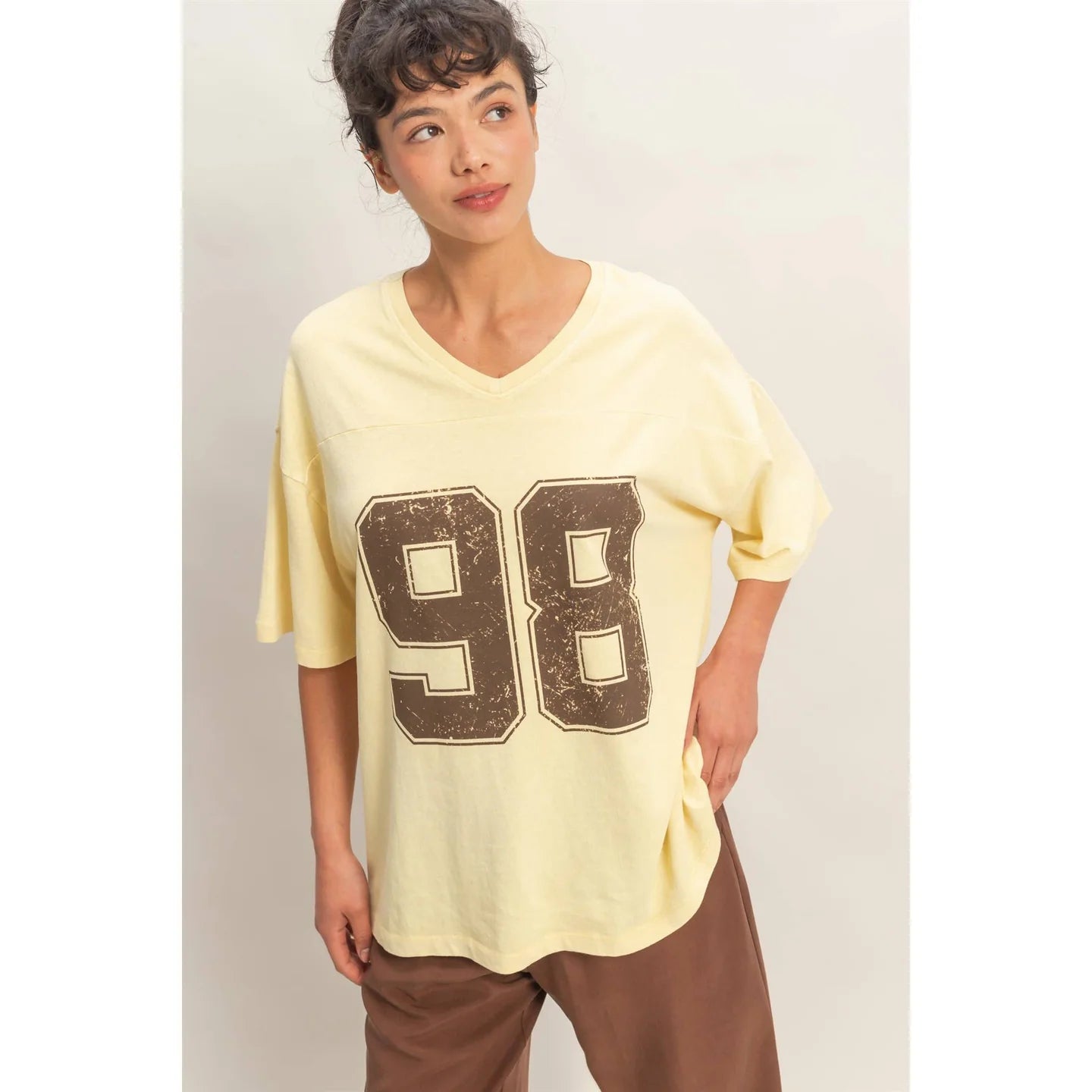 oversized varsity tee