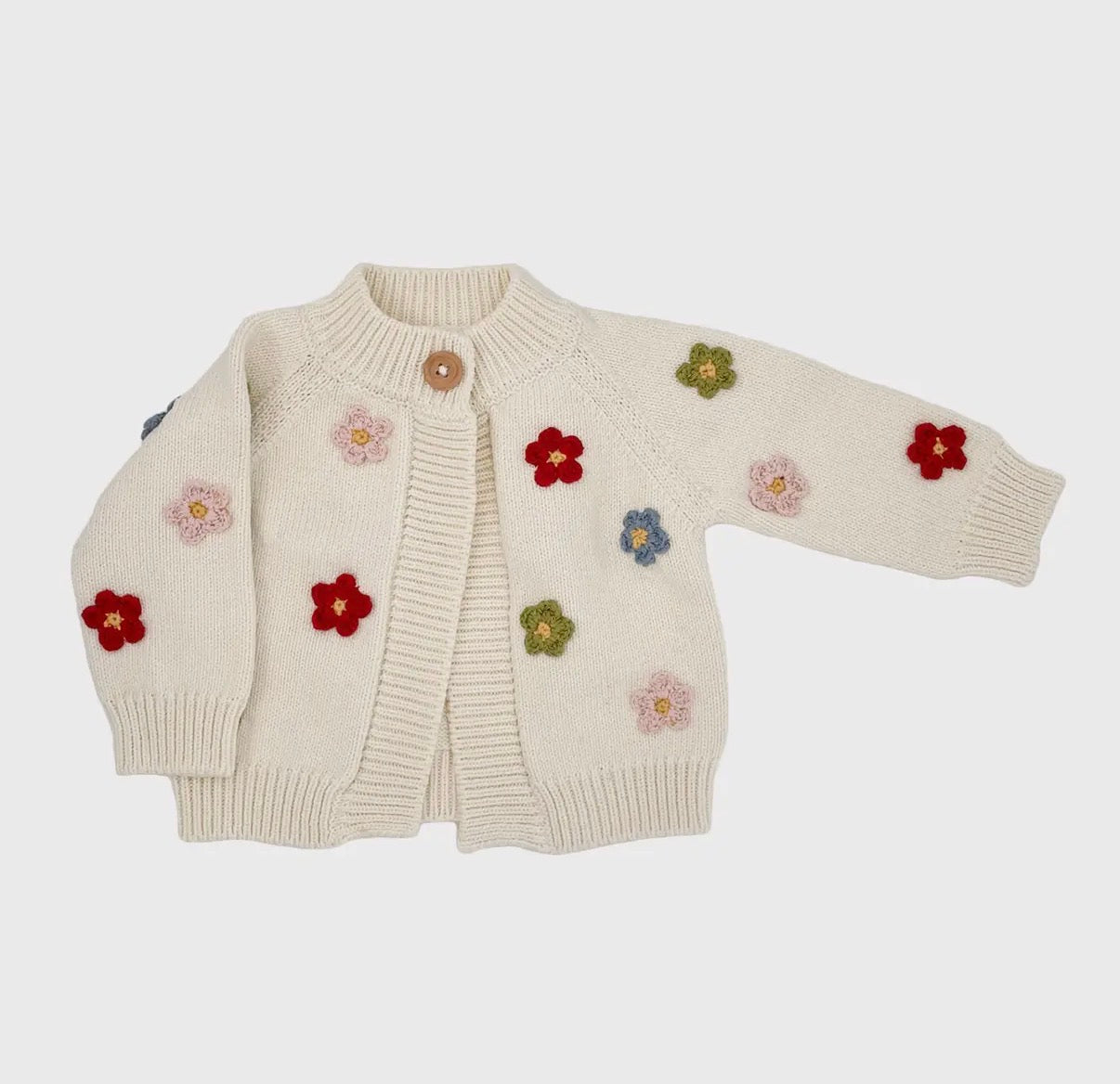 cotton floral sweater