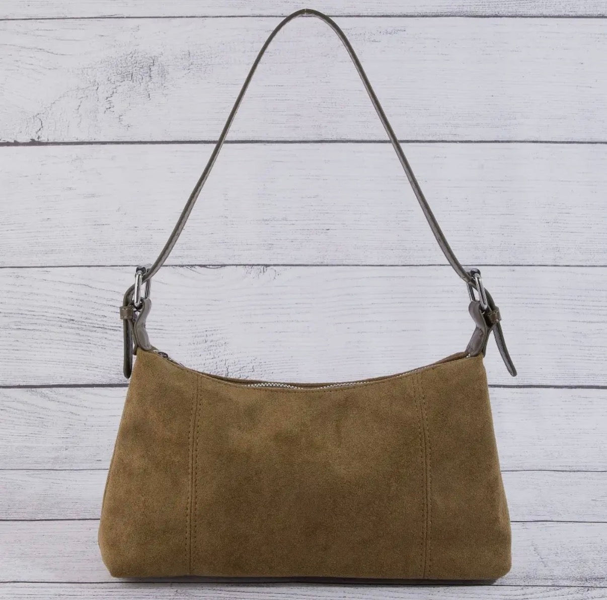 khaki shoulder bag